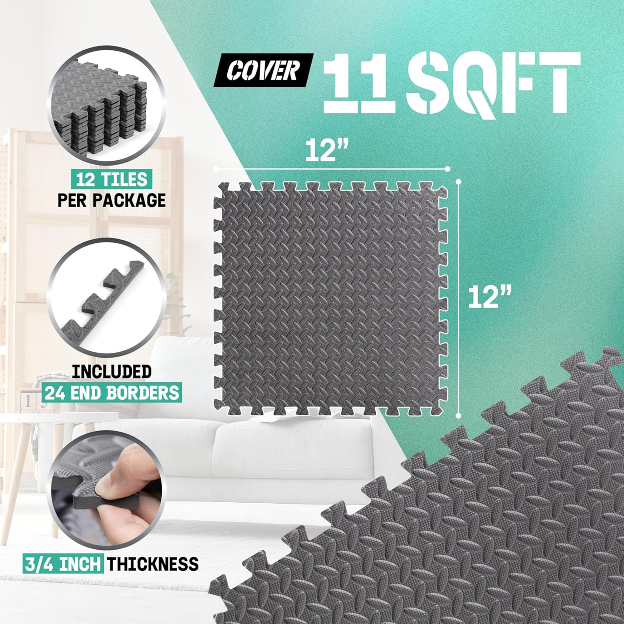Yes4All EPXQ Fitness-Equipment-Mats - View #3