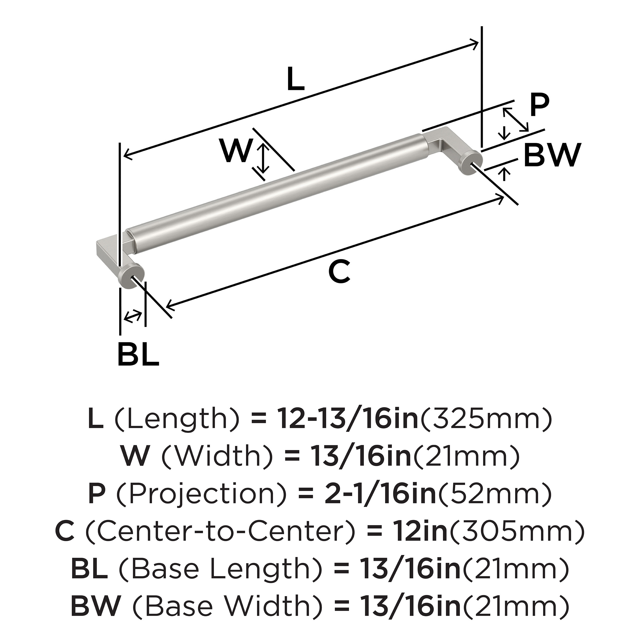 Amerock BP37490G10 Cabinet-Pulls - View #4