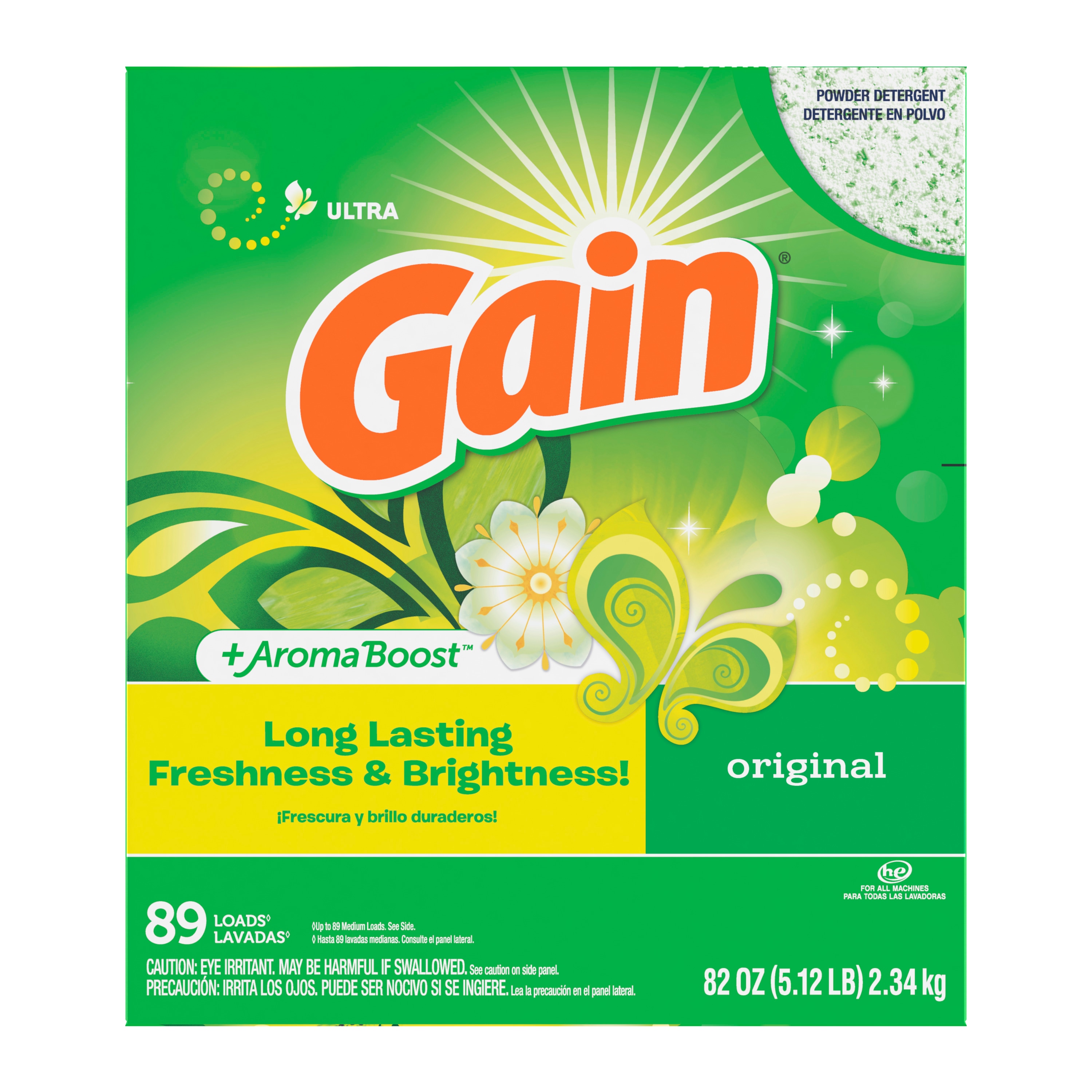 Gain 3077216694 Aroma Boost Original HE Laundry Detergent ( 82 -oz )