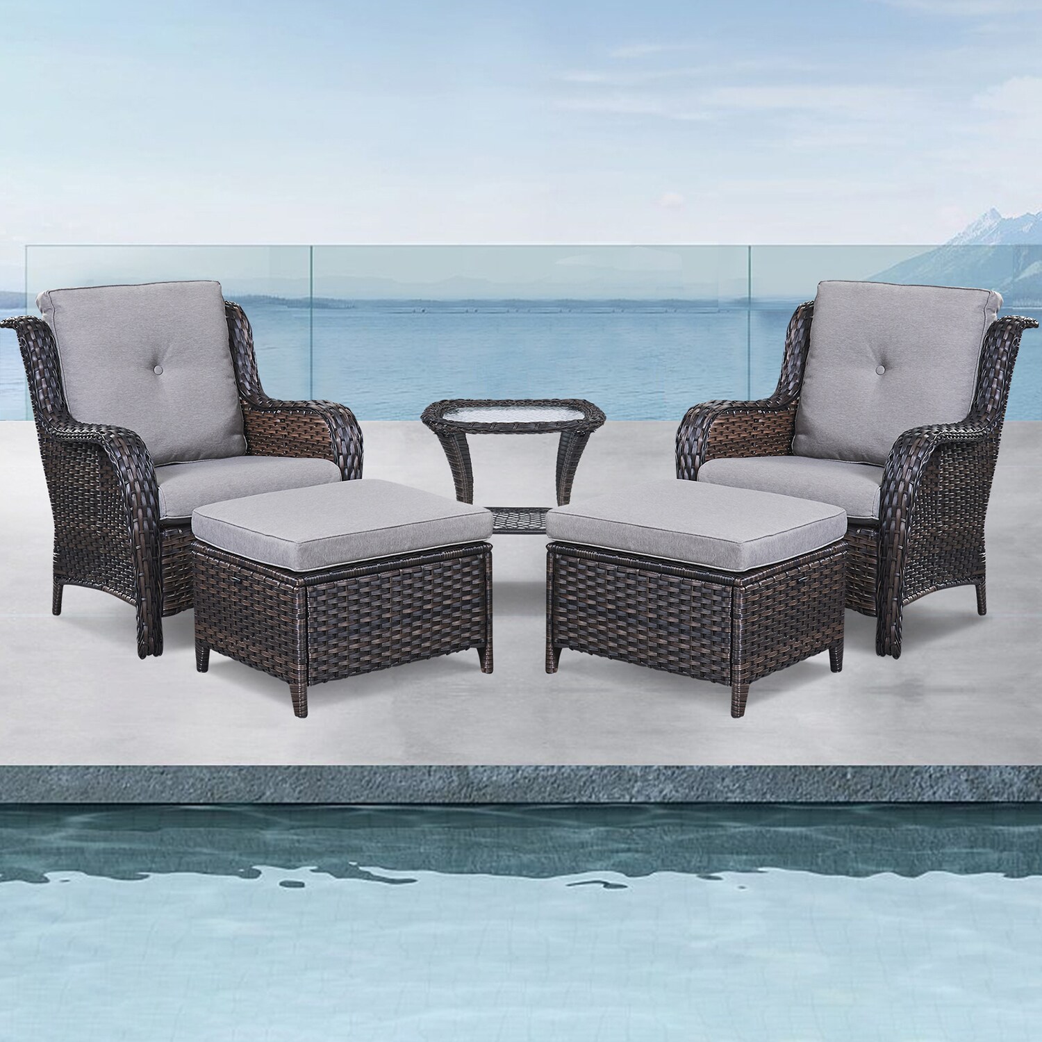 Rilyson FS006025014-3 Patio-Conversation-Sets - View #2