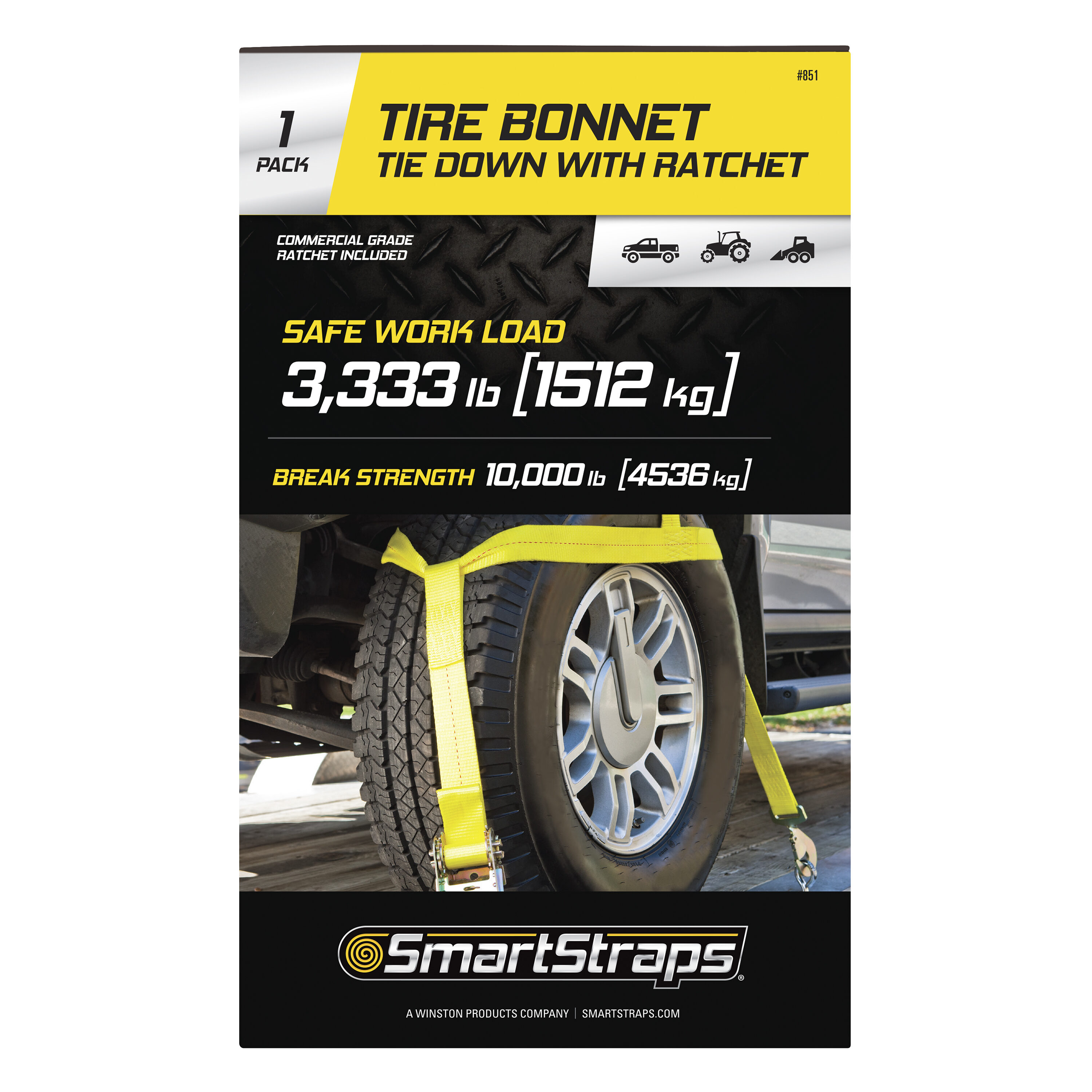 SmartStraps 2-in x 6-ft Tie Down 3333-lb-lb in the Tie Downs