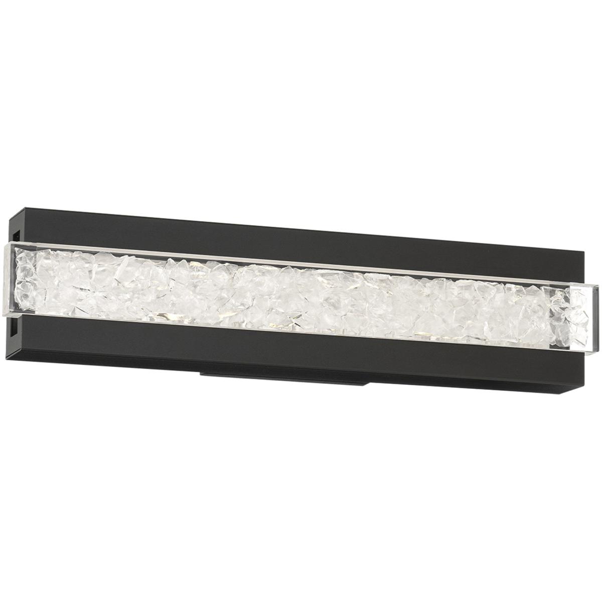 Modern Forms 2680149 WS-14421-BK Posh 1 Light 21 inch Black Bath Vanity Light Wall Light