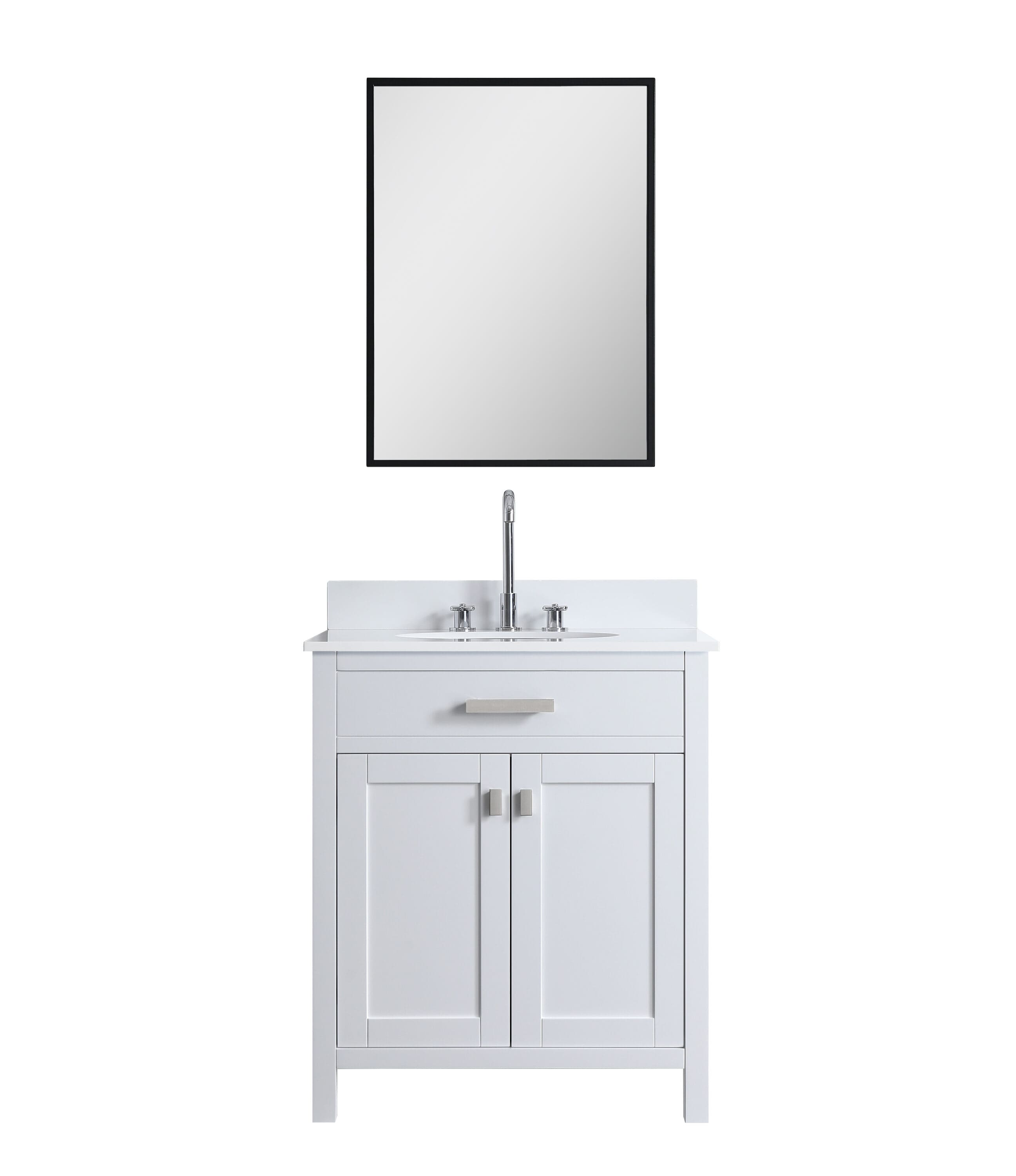 Design Element DEC076E-W-CB vanities - View #2