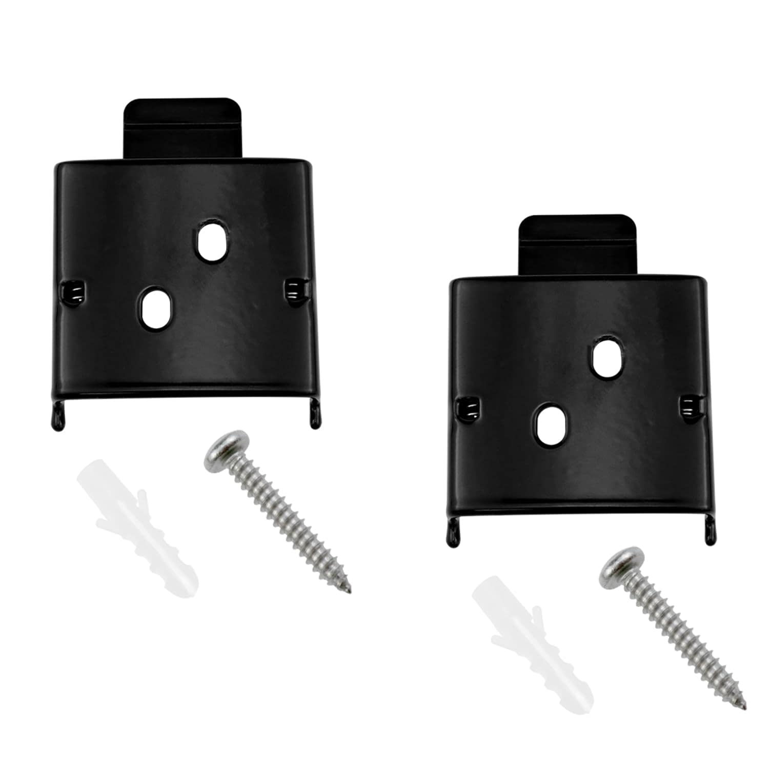 Adrinfly 2 pcs Universal Blind Mounting Bracket Black Roller Shade ...