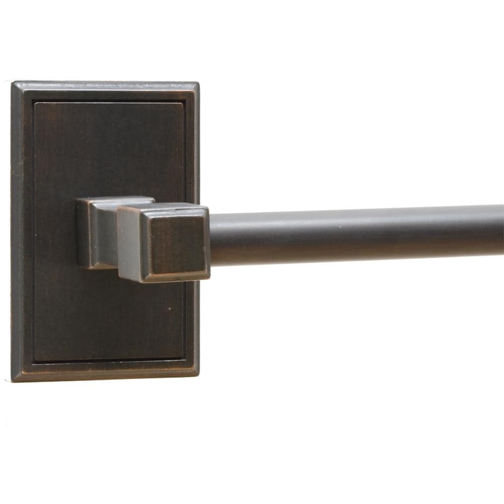 Residential Essentials Hamilton 24 in Venetian Bronze Wall Mount Single Towel Bar in the Towel Bars department at Lowes