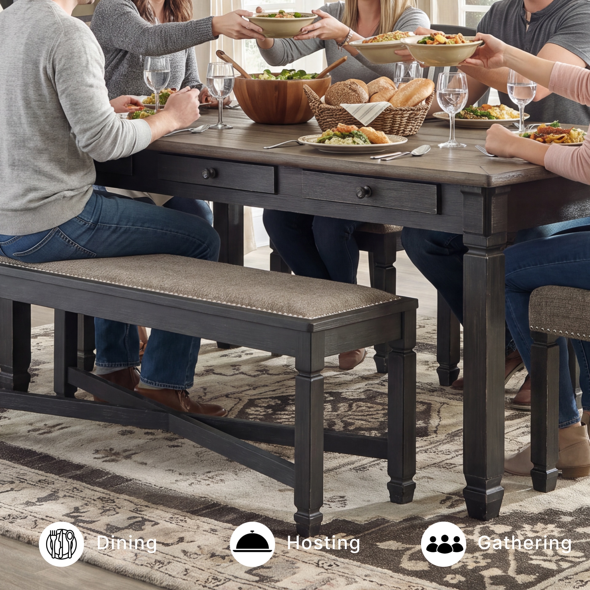Signature Design by Ashley D736-00 Dining-Benches - View #6