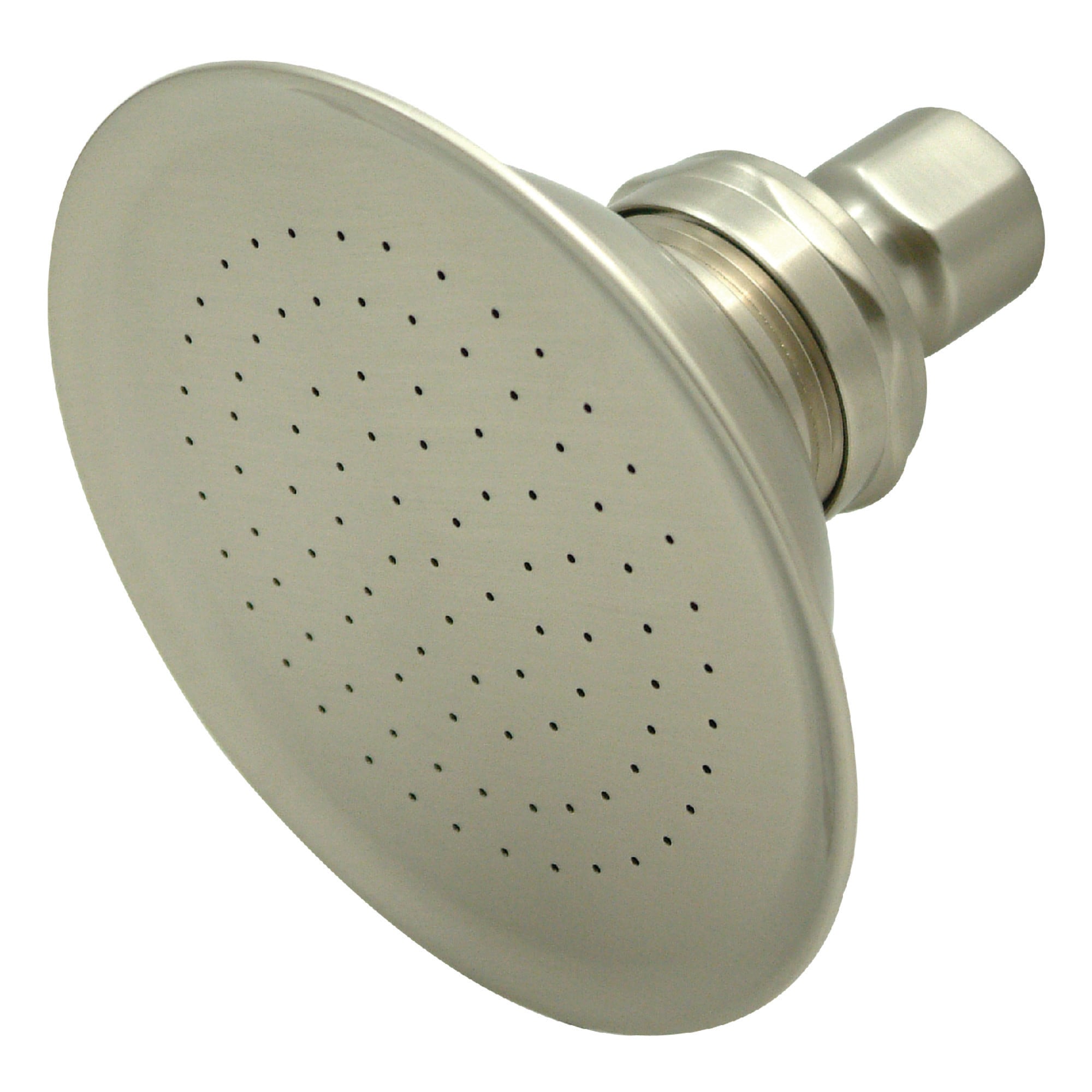 Elements of Design Victorian Satin Nickel 4-in Round Fixed Rain Shower ...