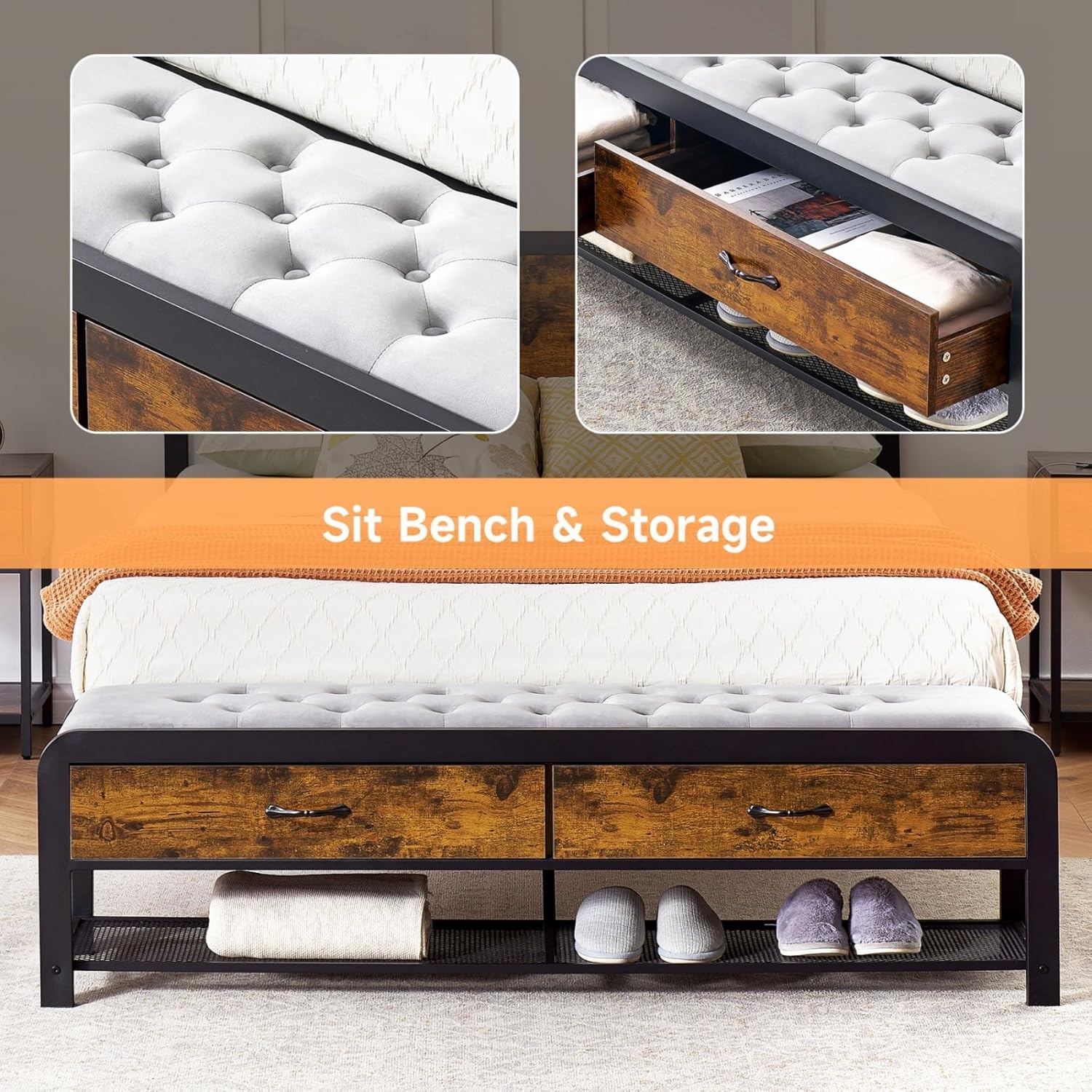 Qeetex LHF-BED-PHO-0X77D8D3 beds - View #5