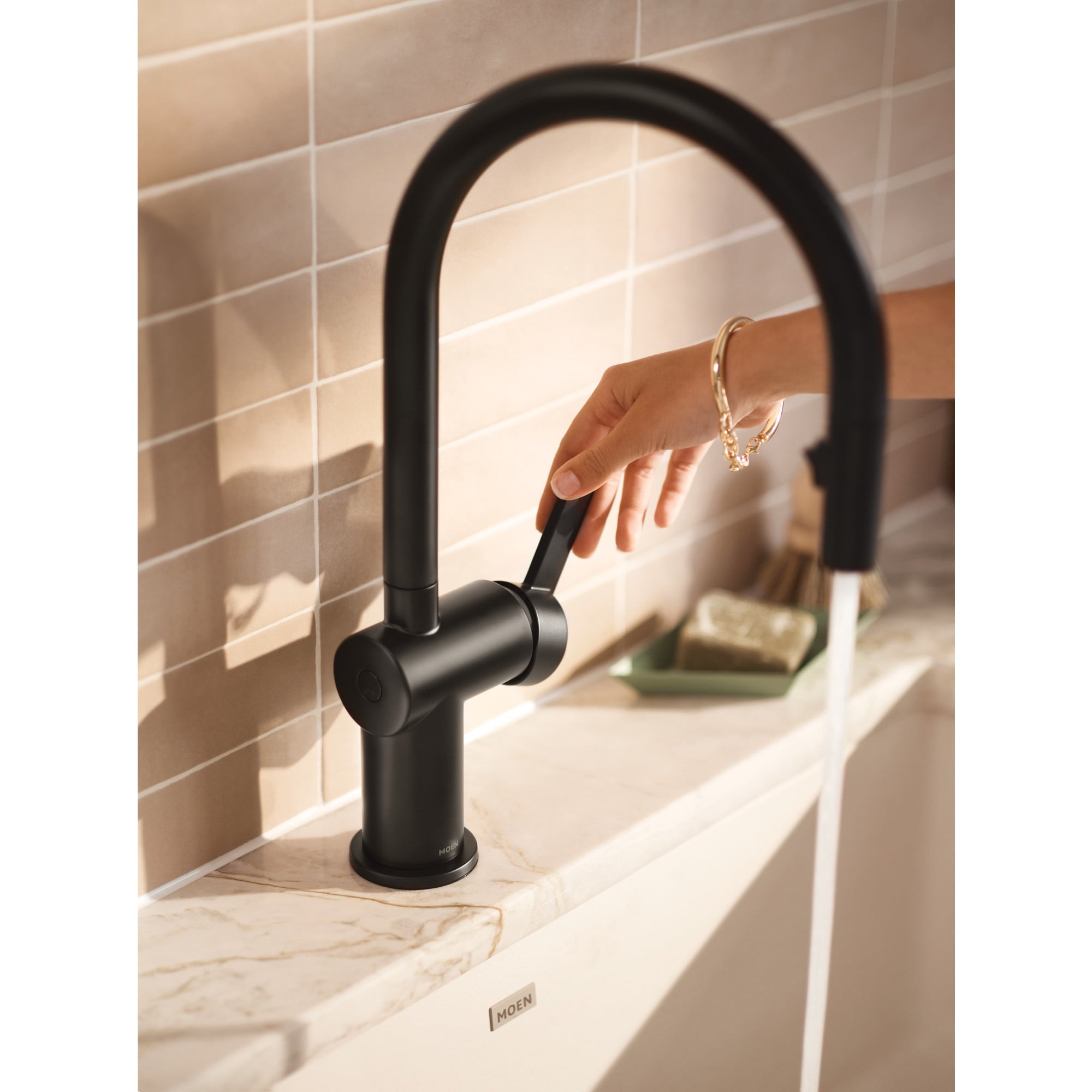 Moen 7622EWBL Kitchen-Faucets - View #4
