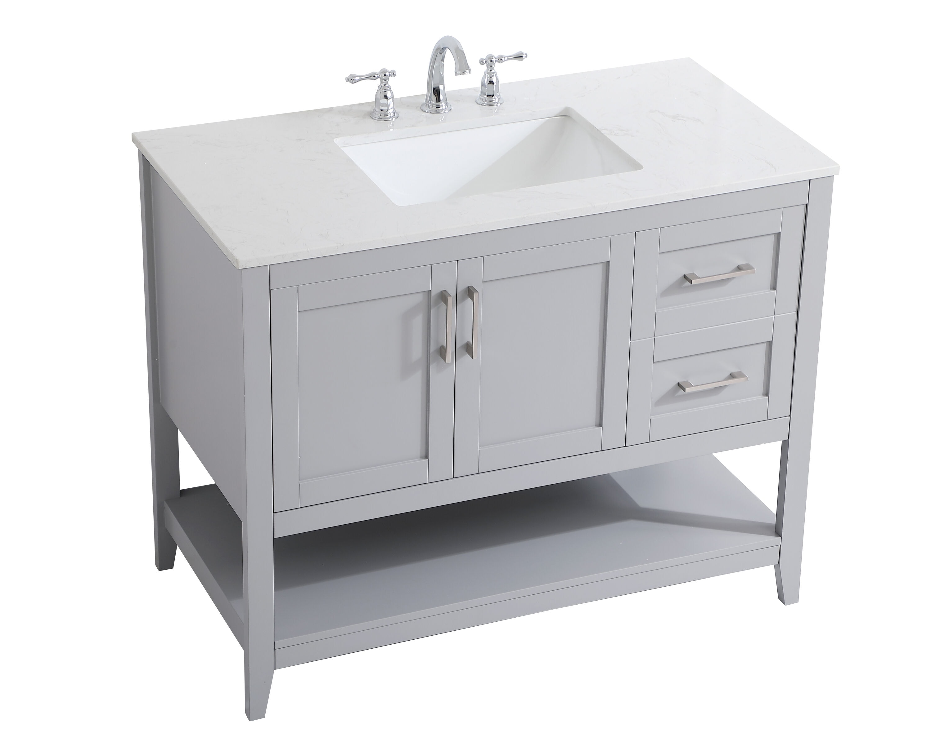 Elegant Decor FI48042GR Bath-Vanity-Combo - View #10