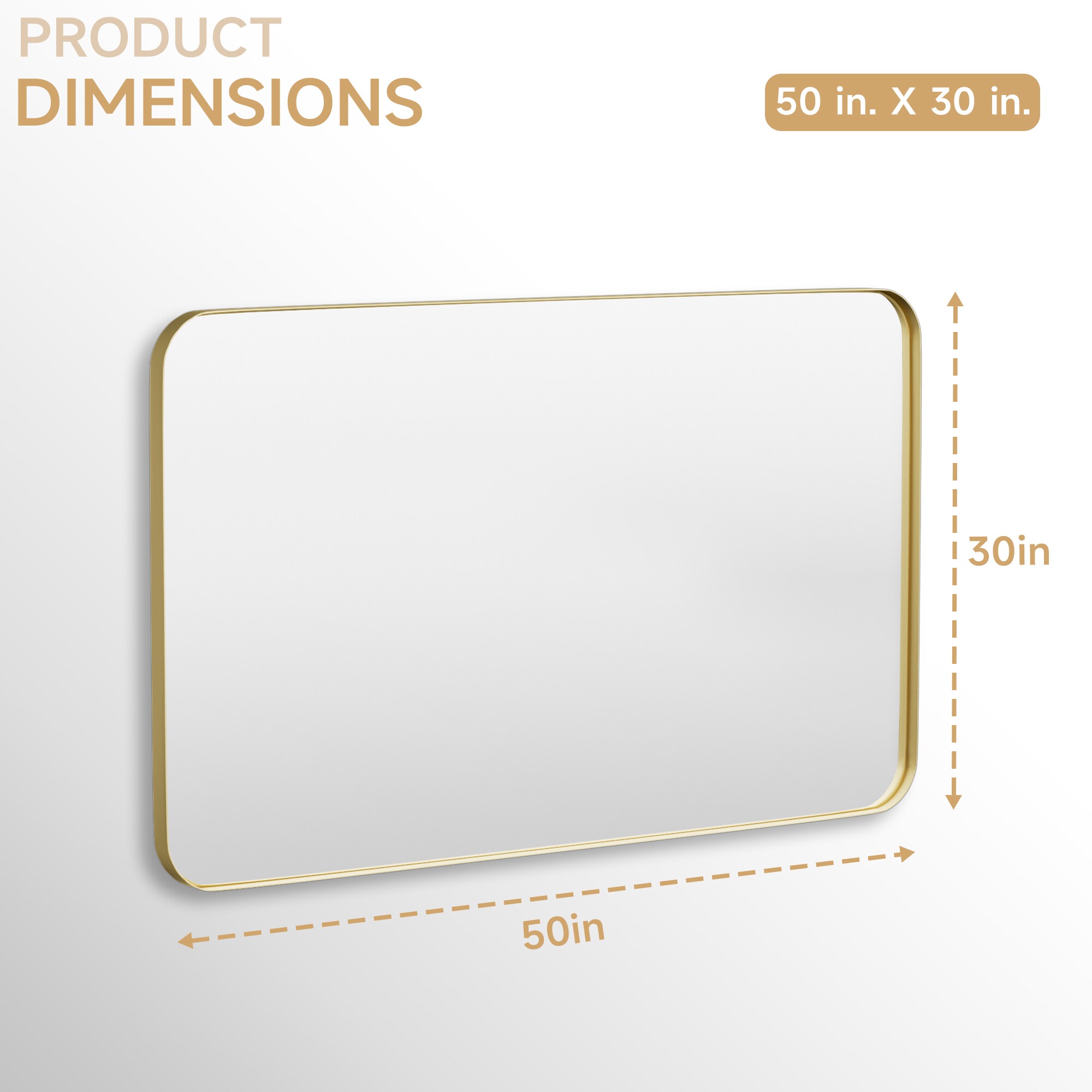 FurniFusion SF-Y-5030-G Decor-Mirrors - View #10