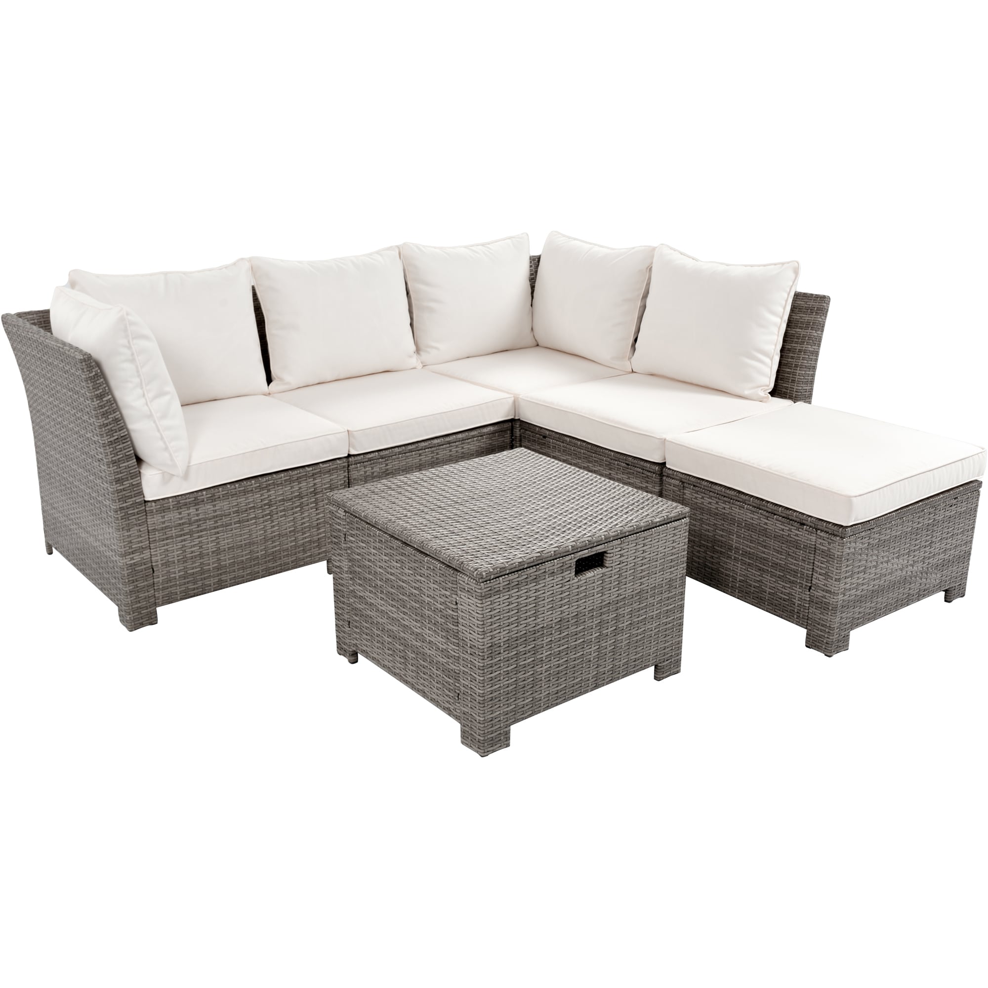 CASAINC CEW-HZ008-BR Patio-Conversation-Sets - View #2