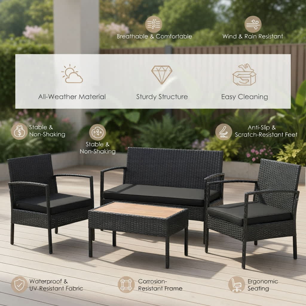 Choco Moon 5357455152972 Patio-Conversation-Sets - View #6