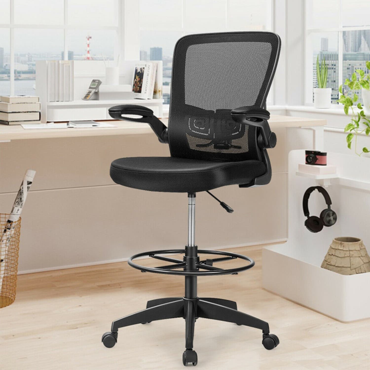 GZMR WF01-LS-029-BKBL Office-Chairs - View #2