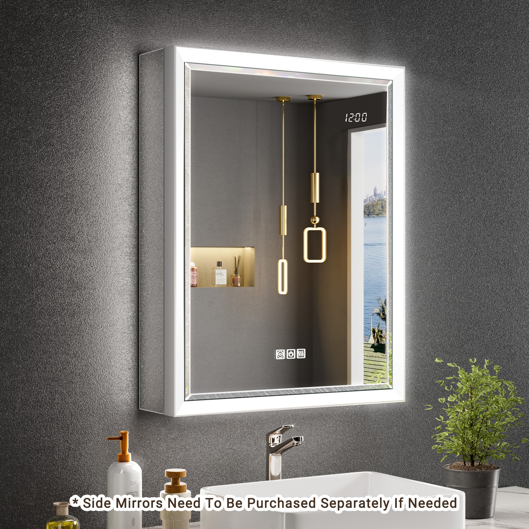 QueenFun BLMBSK0426 Bathroom-Medicine-Cabinets - View #4