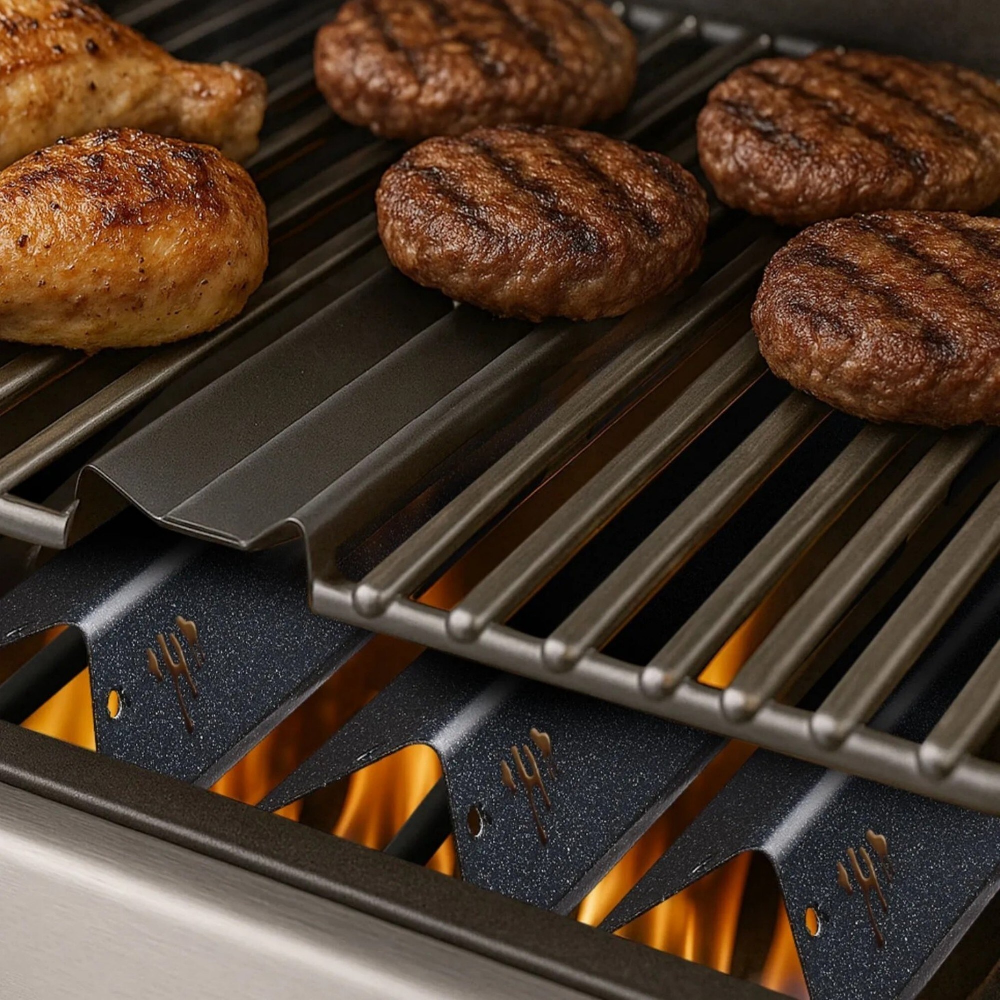 Numhew NHSEAN0097 Gas-Grill-Cookgrates-Warmracks - View #6