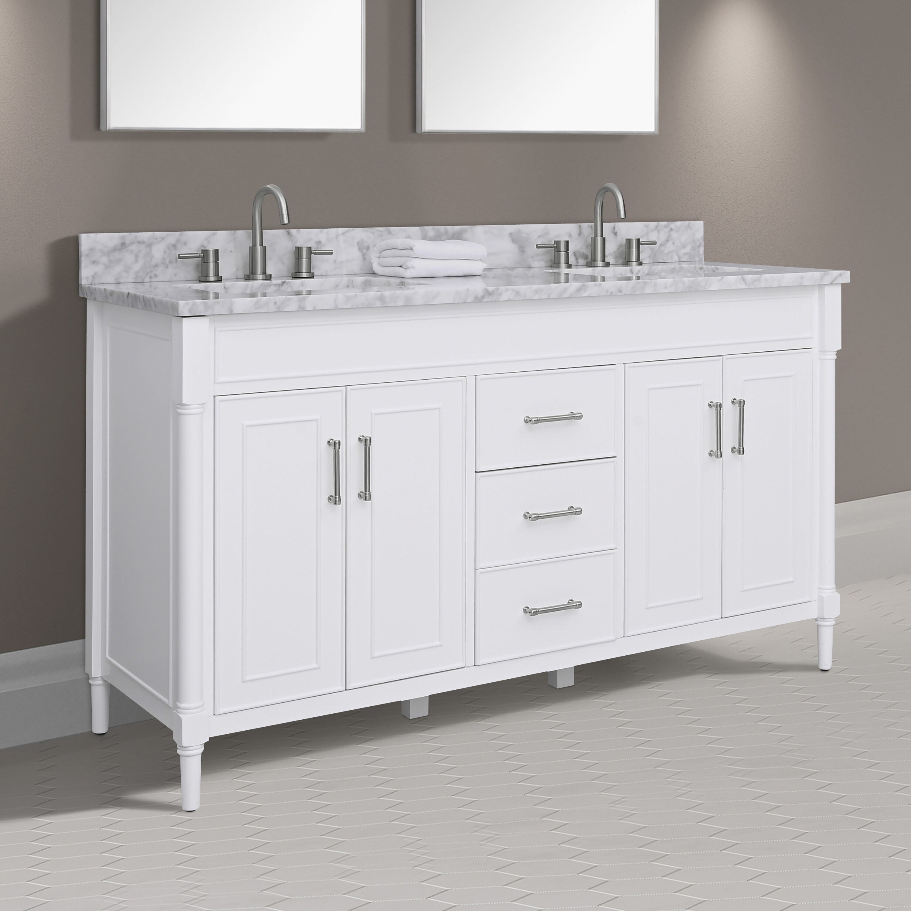 Avanity BRISTOL-VS61-WT-C Bath-Vanity-Combo - View #3