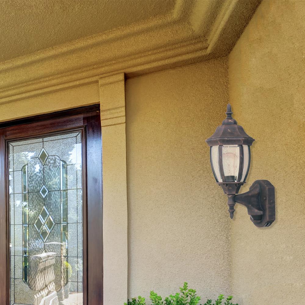 Designers Fountain 2420MD-AG Motion Detectors 1-Light 14.25-in H Gold Outdoor Wall Light