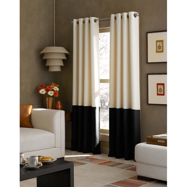 Lined Grommet Single Curtain Panel