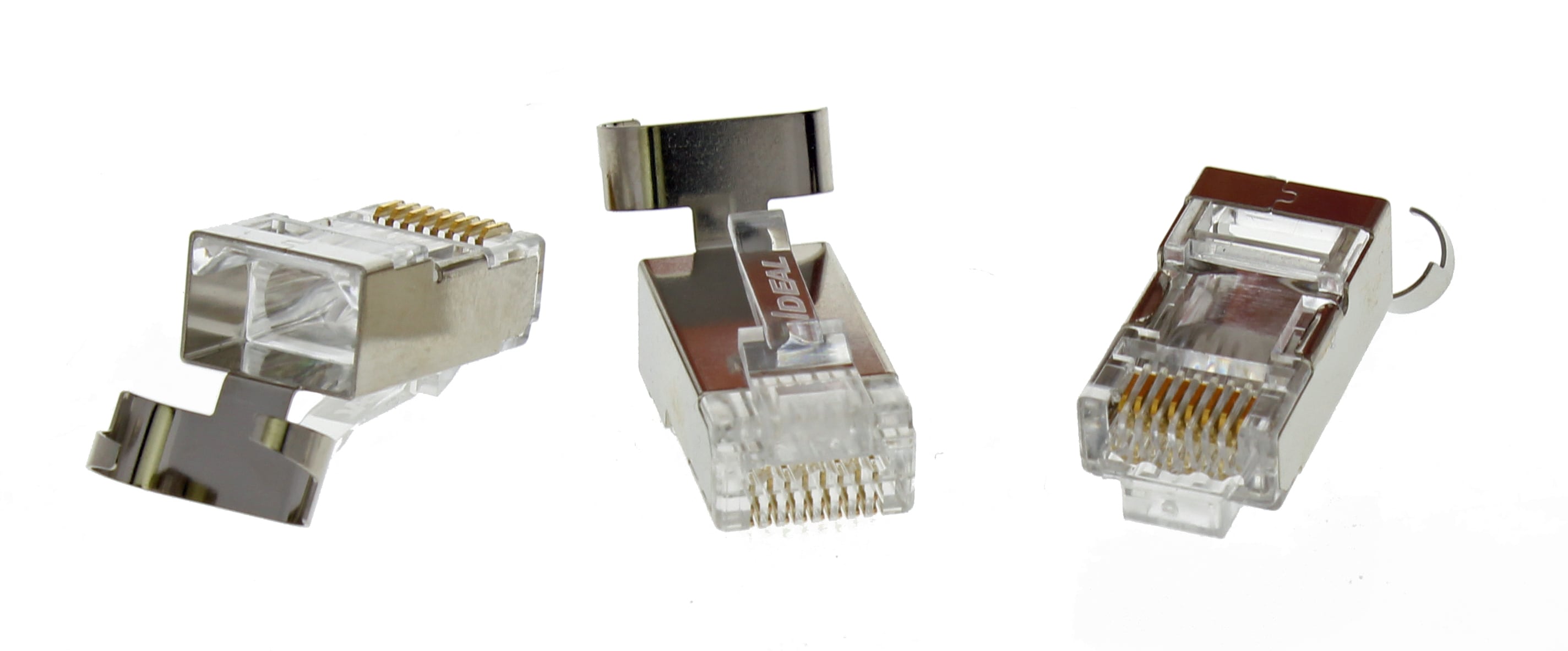 RJ45 Cat6 Connector with Guide Pack 10 units