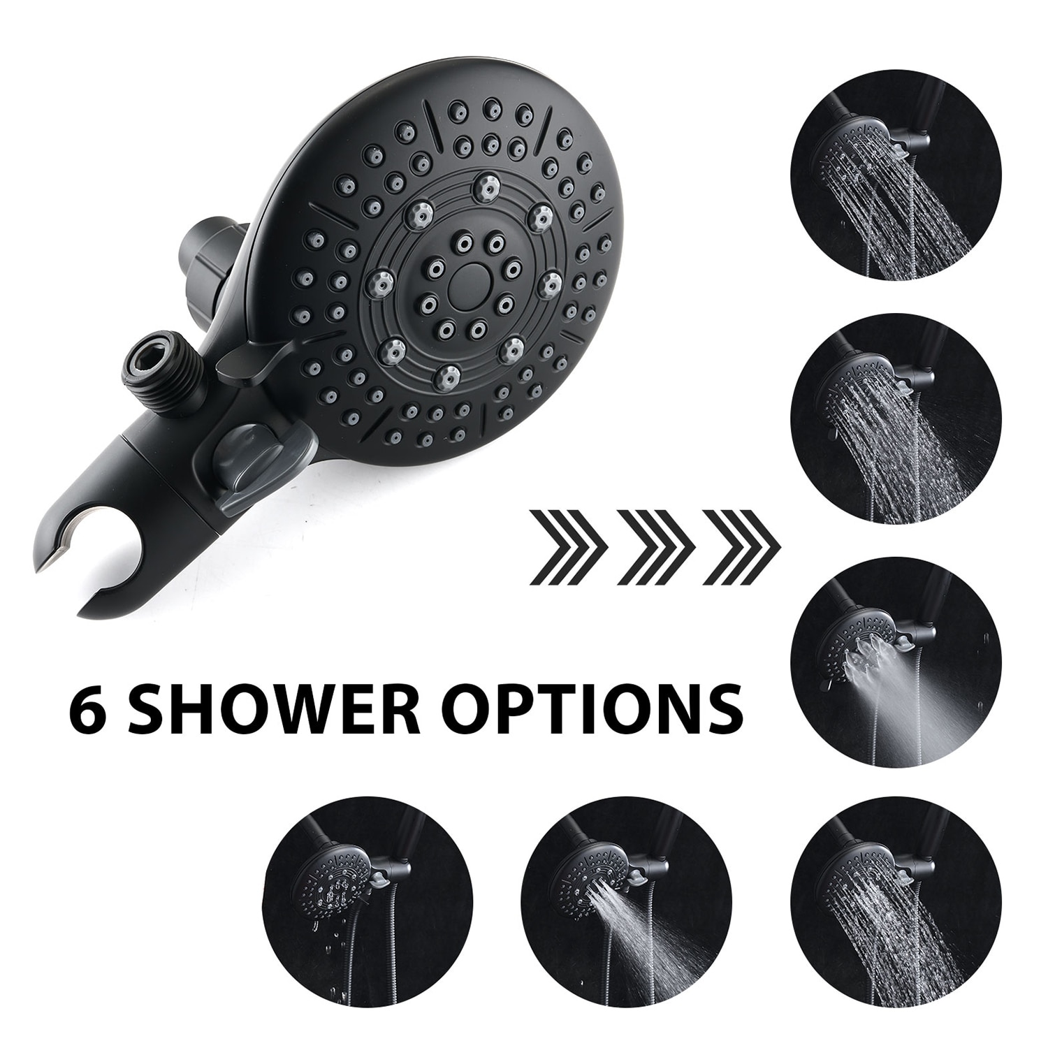 Mondawe MDRB-002MB Showerhead-Bar-Panels - View #3