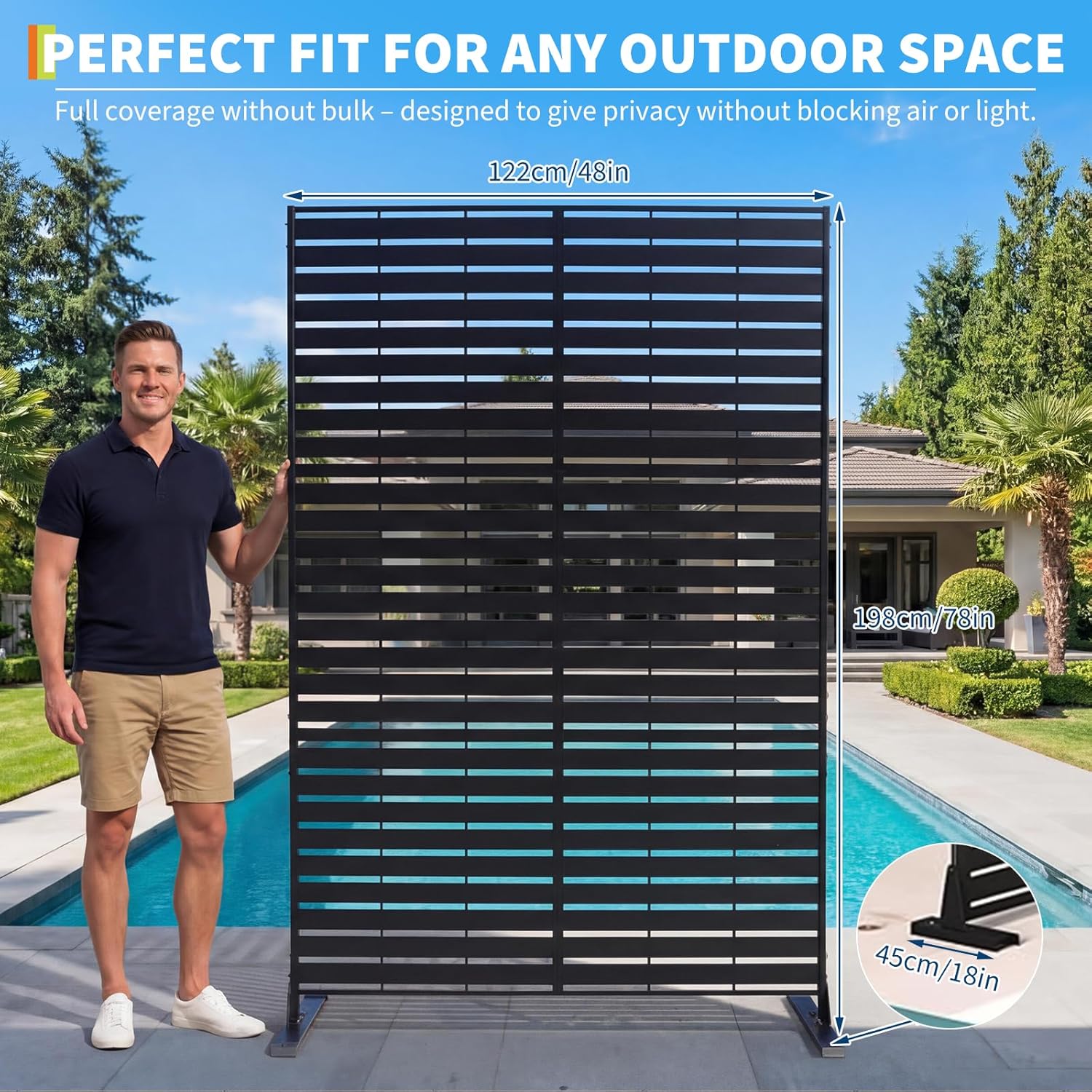 GarveeLife 34L8667JPC Outdoor-Privacy-Screen - View #2