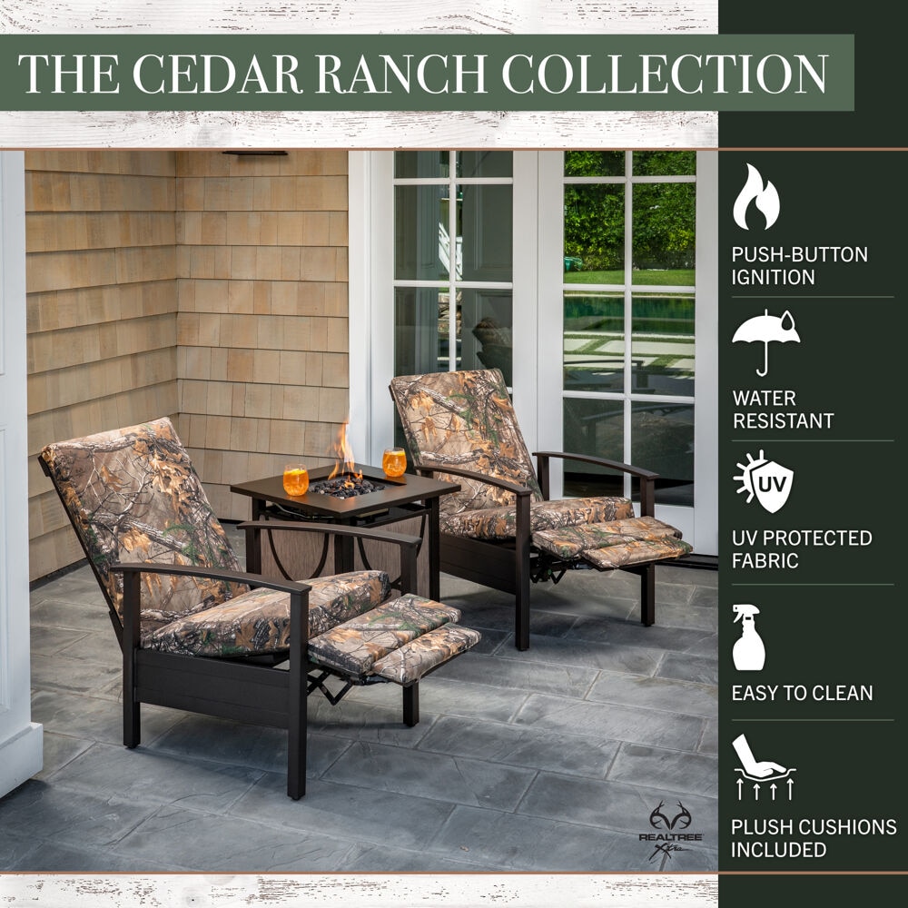 Hanover CDRNCH3PCFP-CMO Patio-Conversation-Sets - View #2