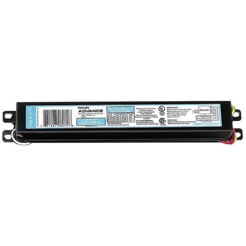 Advance 17 to 61 Watts 1 or 2 Lamps Electronic Ballast ICN-2S28-N in ...