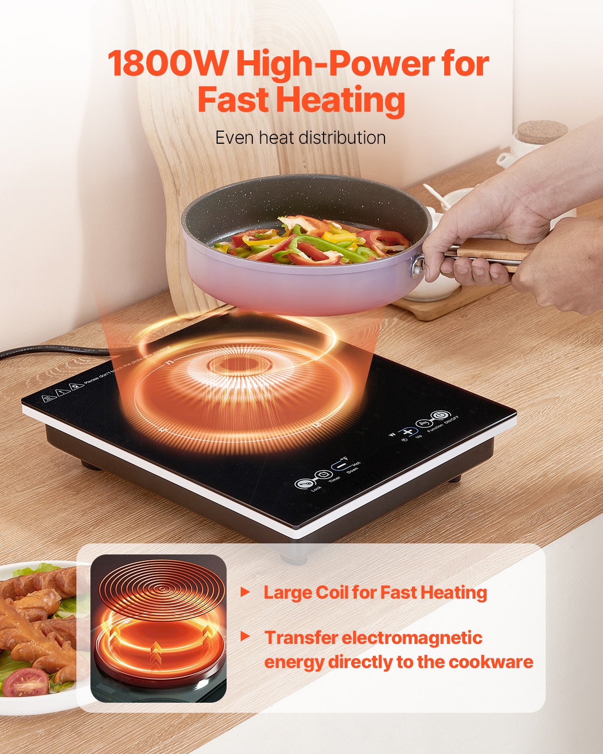 VEVOR SCBXKTMSDCL106337V1 Induction-Cooktops - View #2