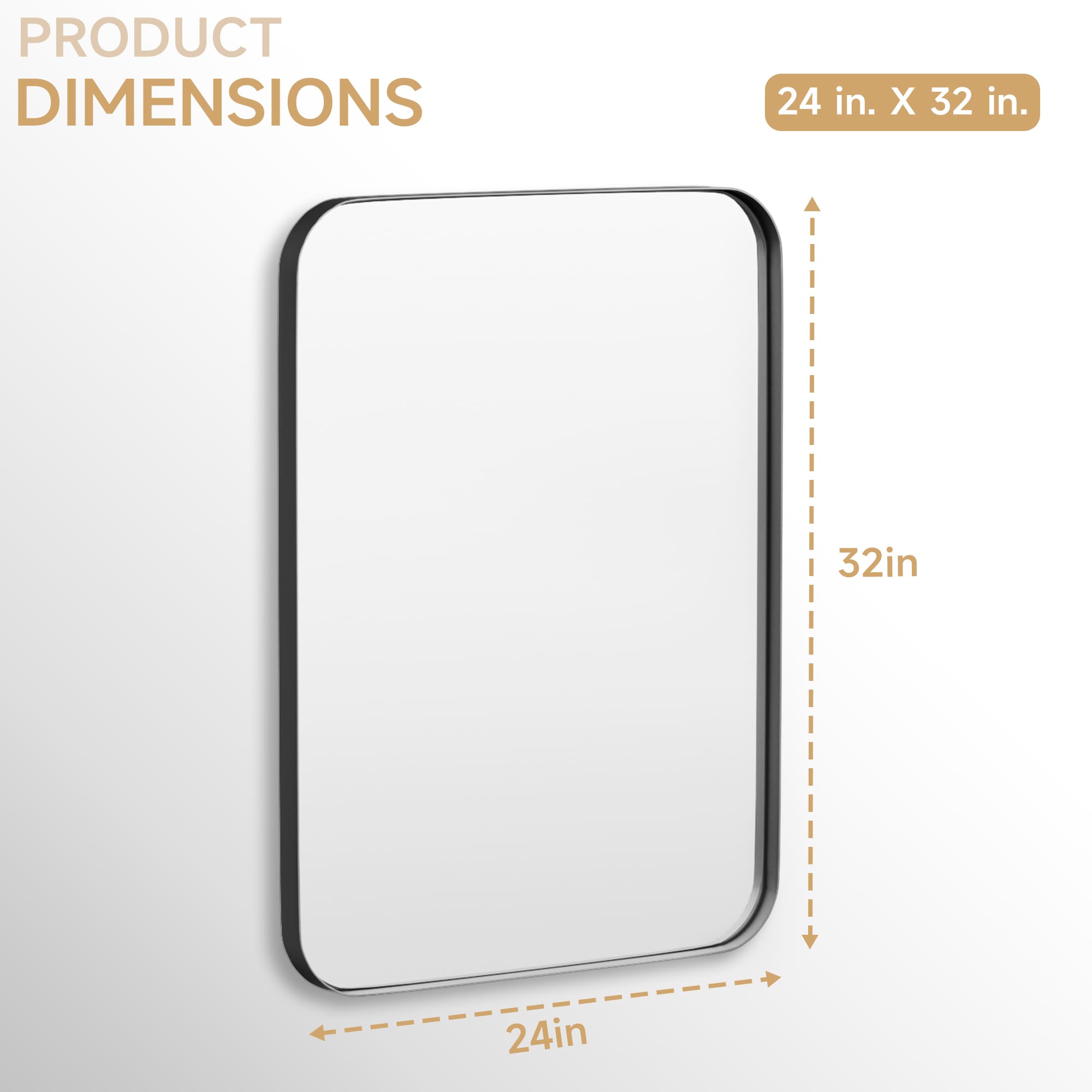 FurniFusion SF-Y-2432-B Decor-Mirrors - View #9