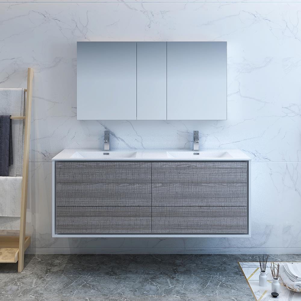 Fresca FVN9260HA-D Bath-Vanity-Combo - View #2