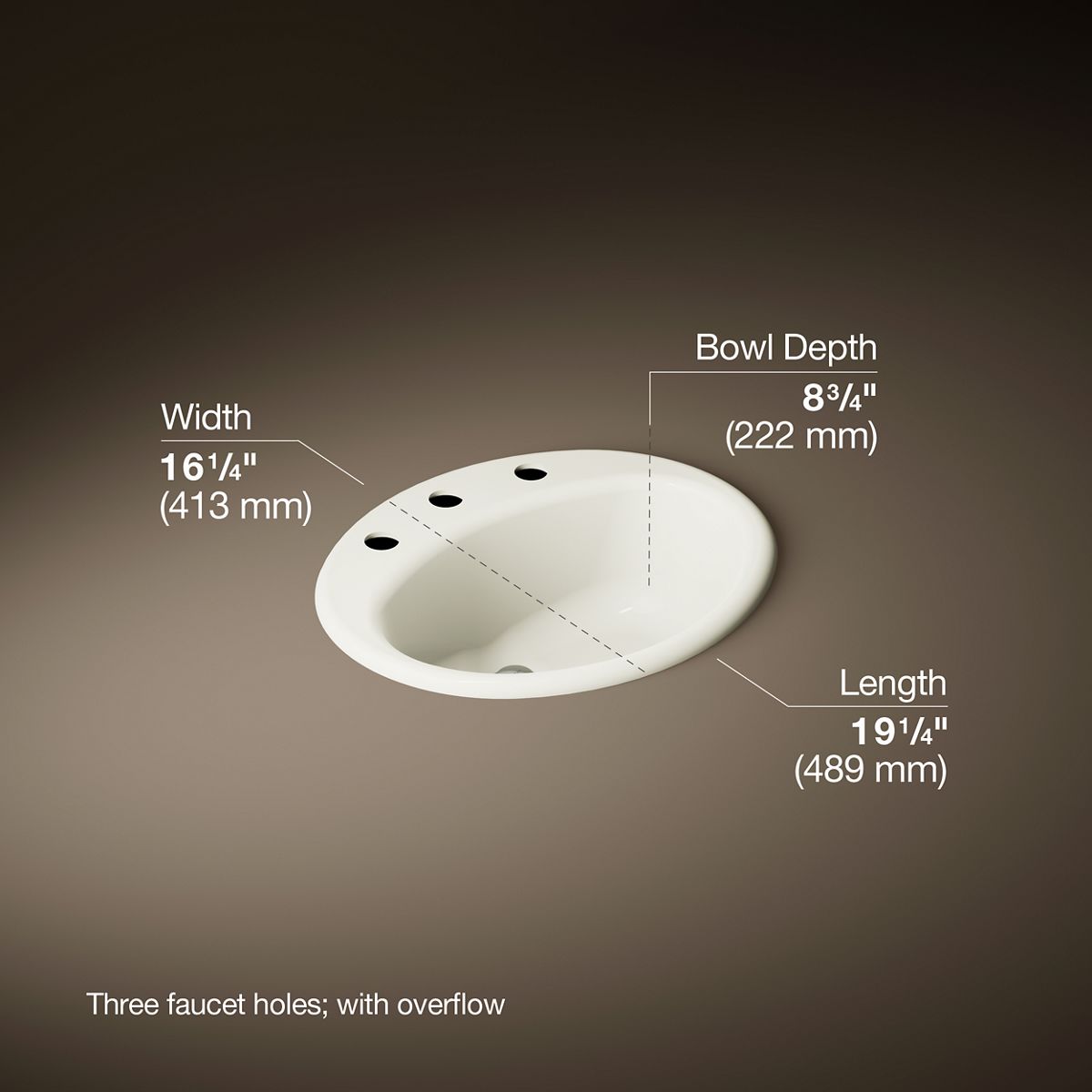 KOHLER 2905-8-96 Bath-Sink - View #3