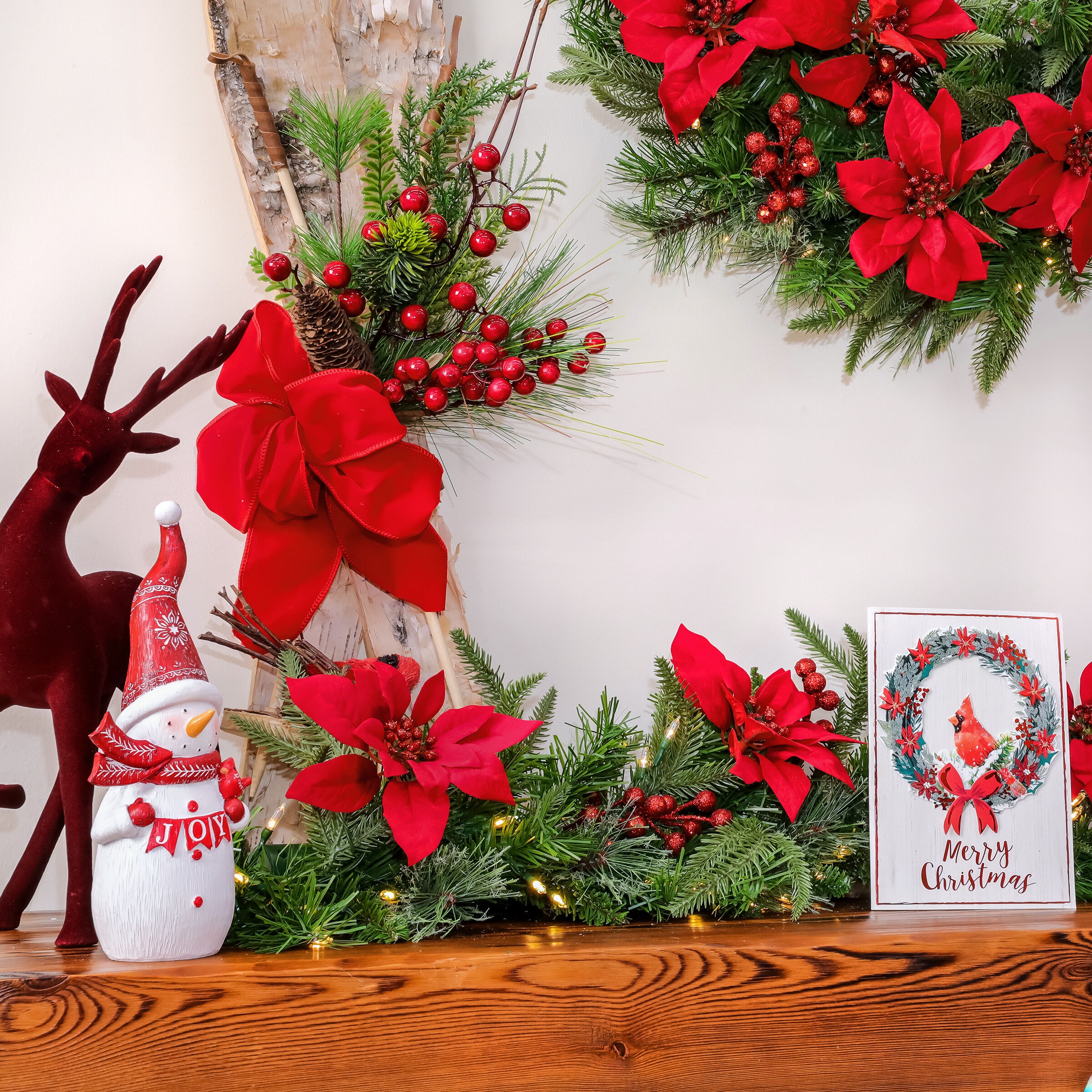 National Tree Company QPECO8-301-4A-B Artificial-Christmas-Garland - View #7