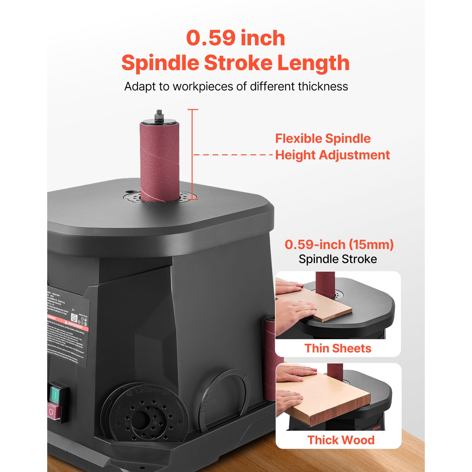 Mecale YAS-AS0RBG Benchtop-Sanders - View #5