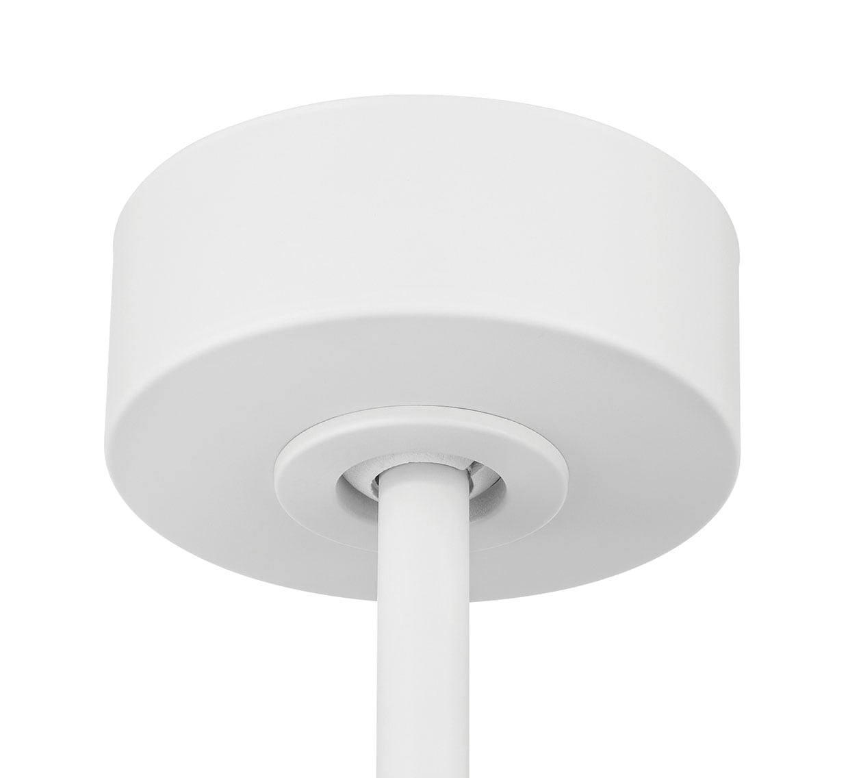 White 52" Modern Ceiling Fan with LED Light Kit