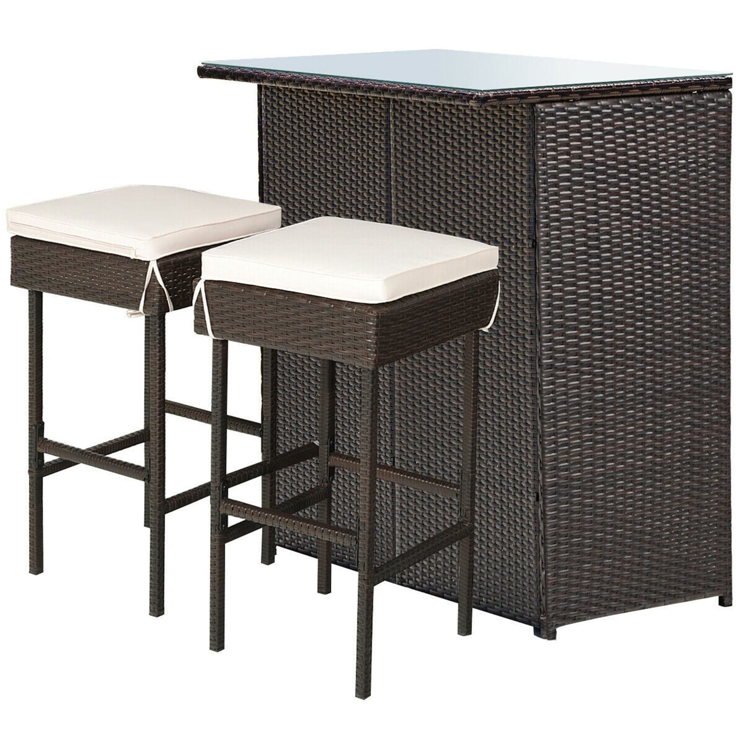 WELLFOR OUG68745WH Patio-Dining-Sets - View #2