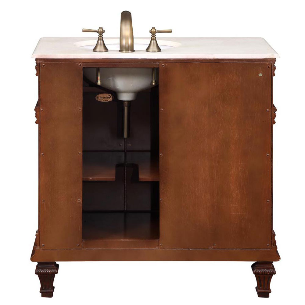 Silkroad Exclusive HYP-0210-CM-UWC-36-R Bath-Vanity-Combo - View #4