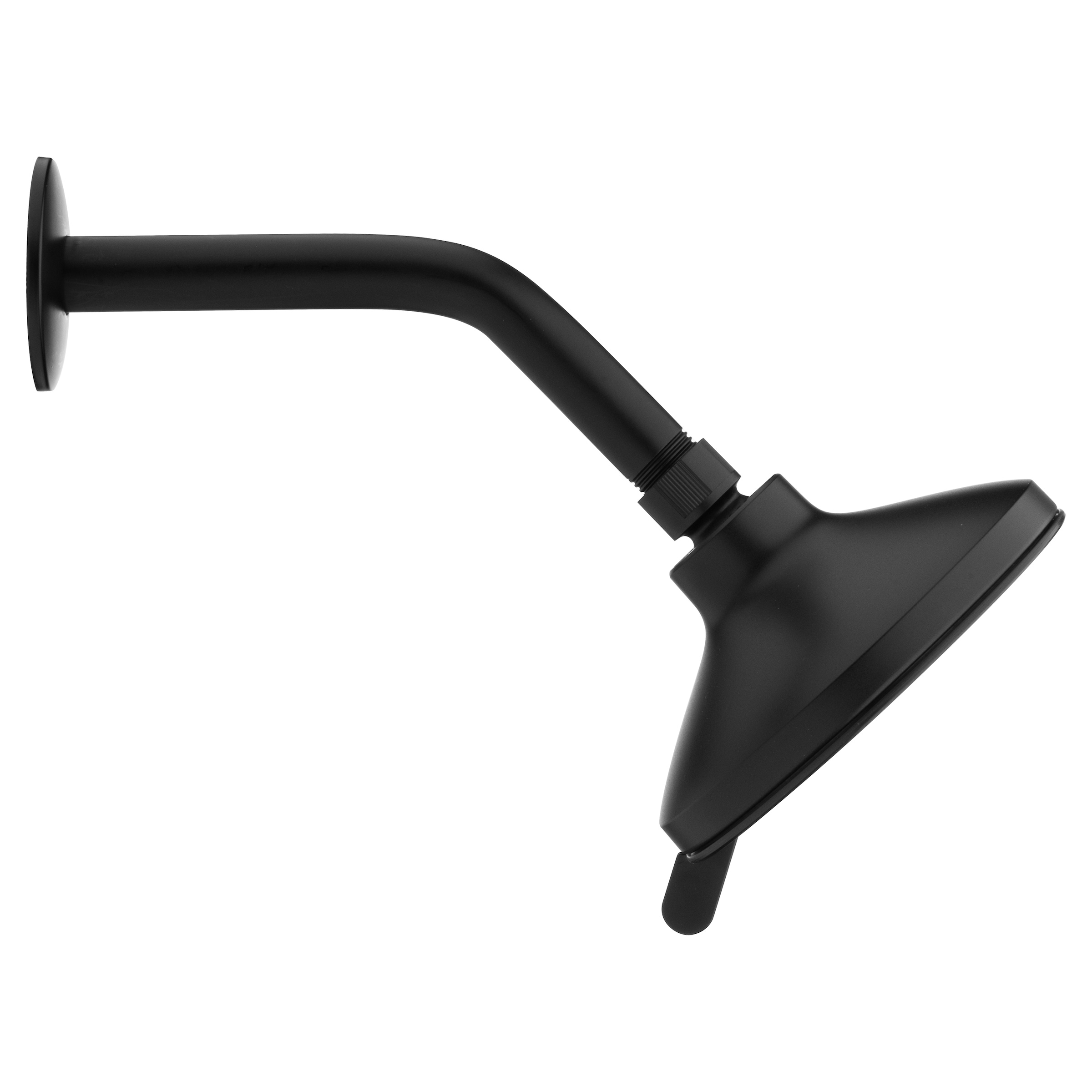 Brondell NE80-SHBB-MB Nebia Yuba Water Saving Showers 5 -Spray Matte Black 5.3-in Round Fixed High Pressure Shower Head 1.5 GPM