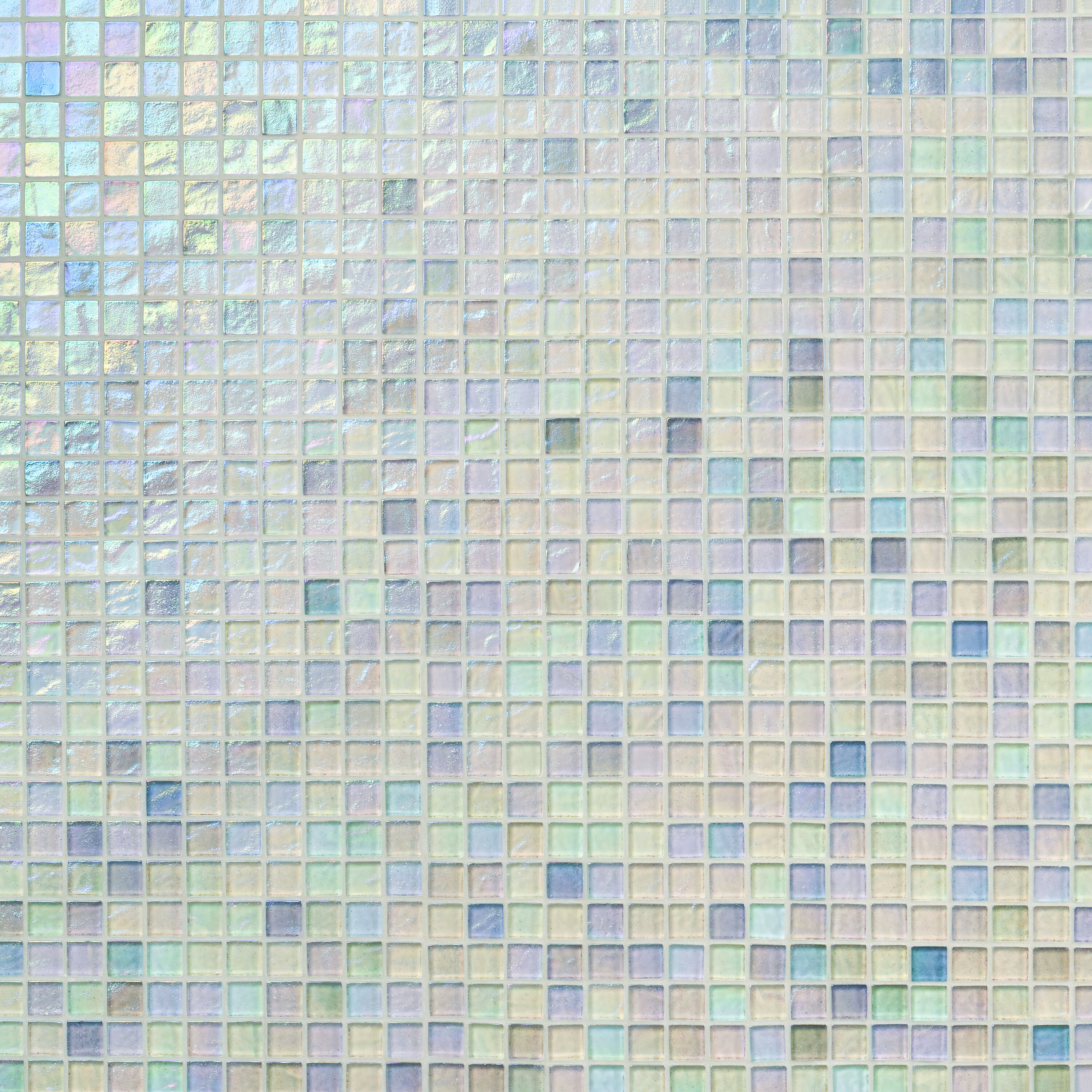 Artmore Tile EXT3RD108656 Shallows Glacier White 12-in x 12-in Polished Glass Mosaic Wall Tile (0.95-sq. ft/ Piece)