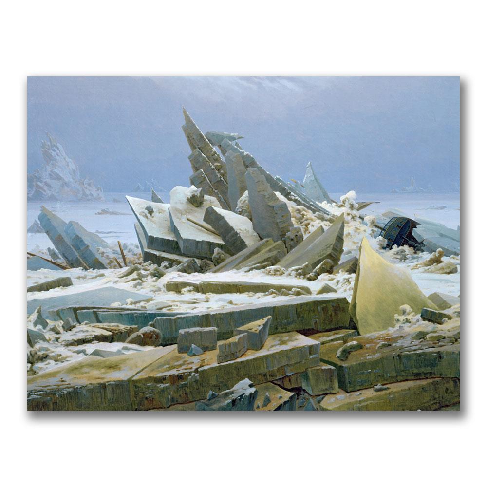 Trademark Fine Art BL0651-C2432GG Framed 24-Inches H x 32-Inches W Landscape Canvas Print