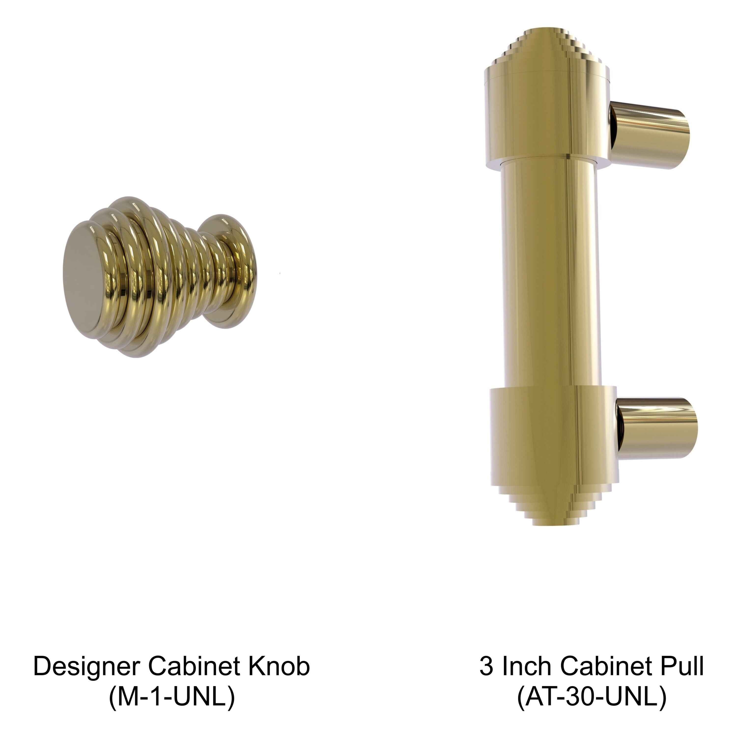 Allied Brass AT-30-UNL Cabinet-Pulls - View #2