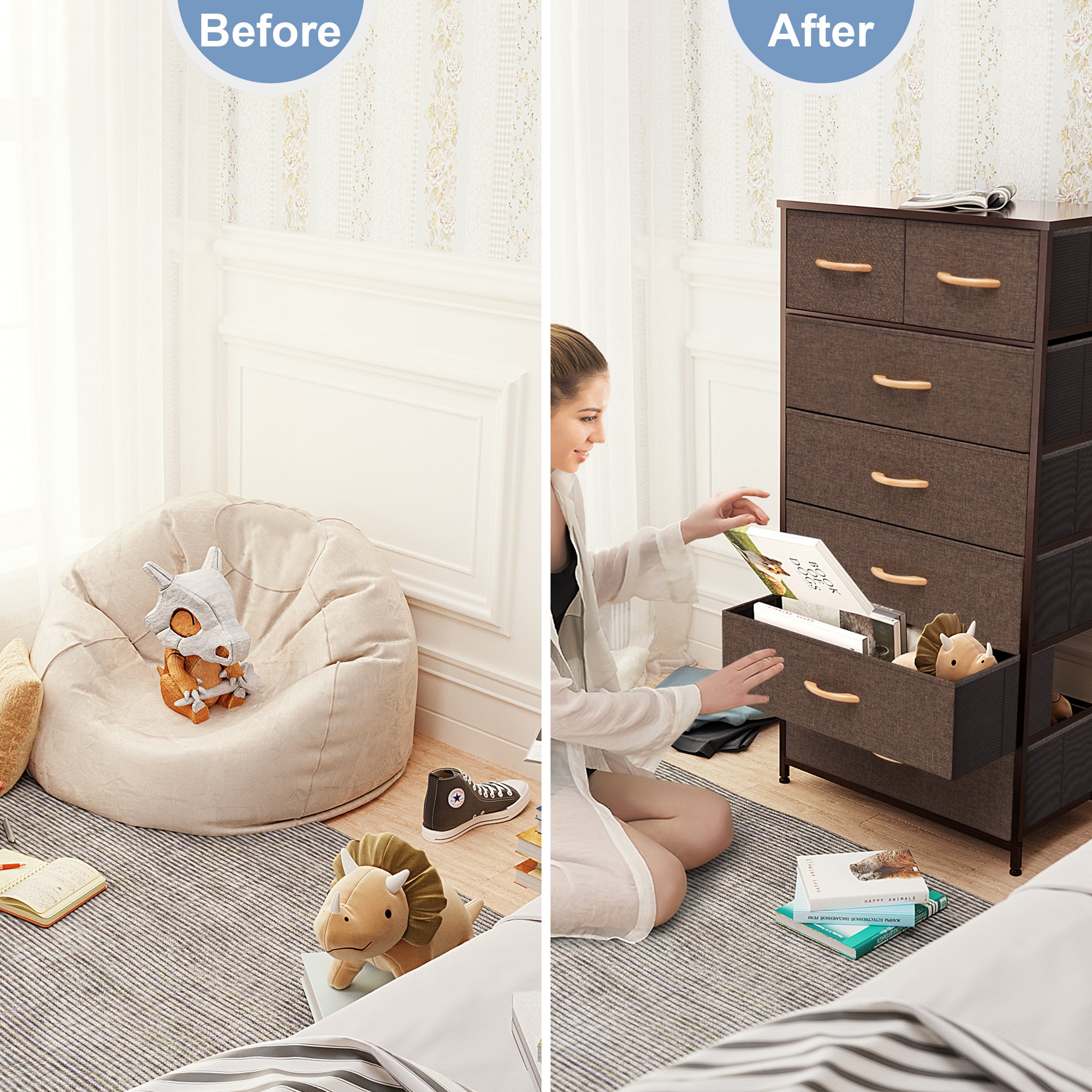 CloudFly CL-HD024BRN dressers - View #5