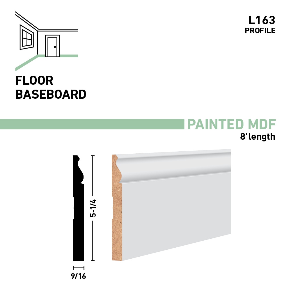 RELIABILT L163E-PFMDF8 Baseboard-Moulding - View #2