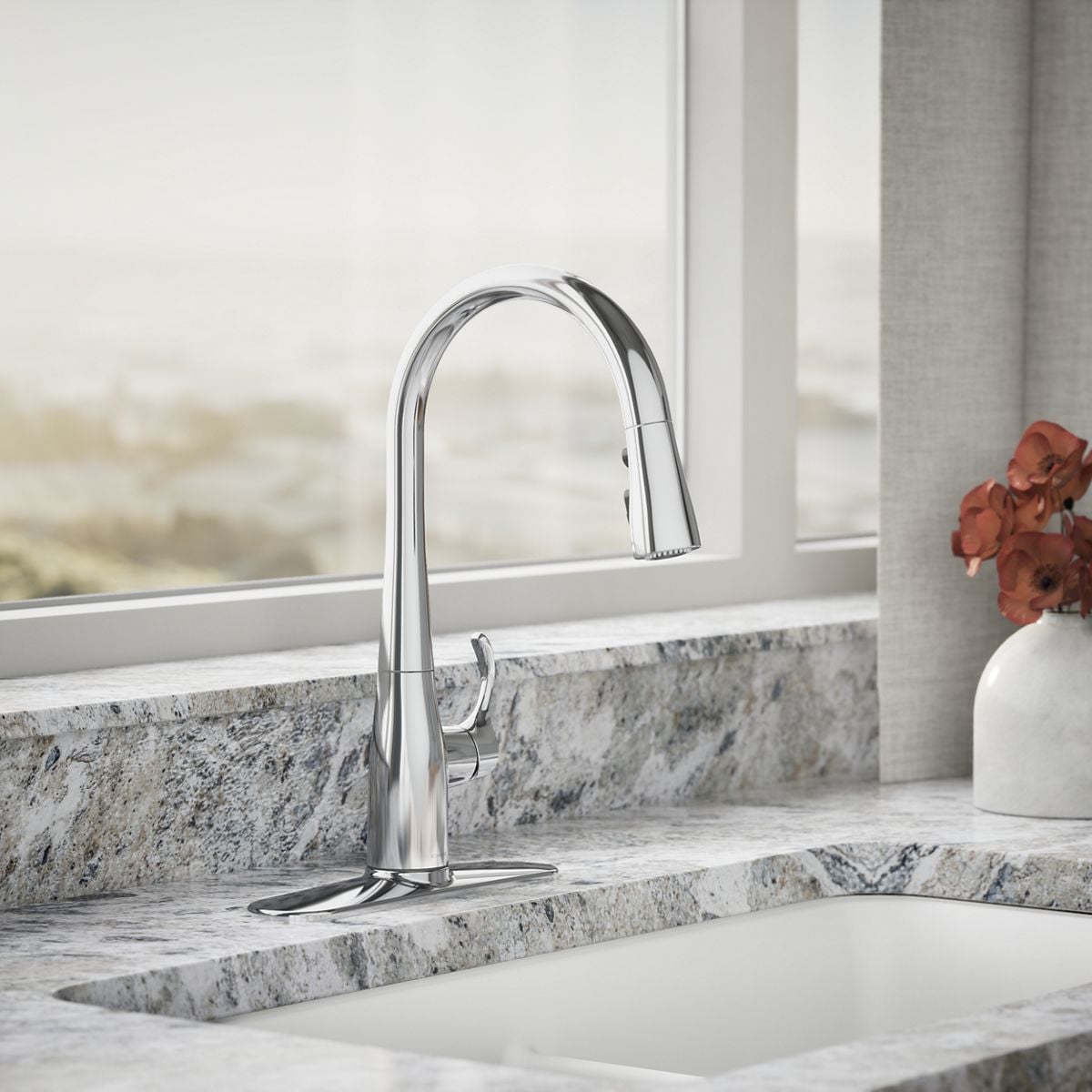 KOHLER 597-CP Kitchen-Faucets - View #2