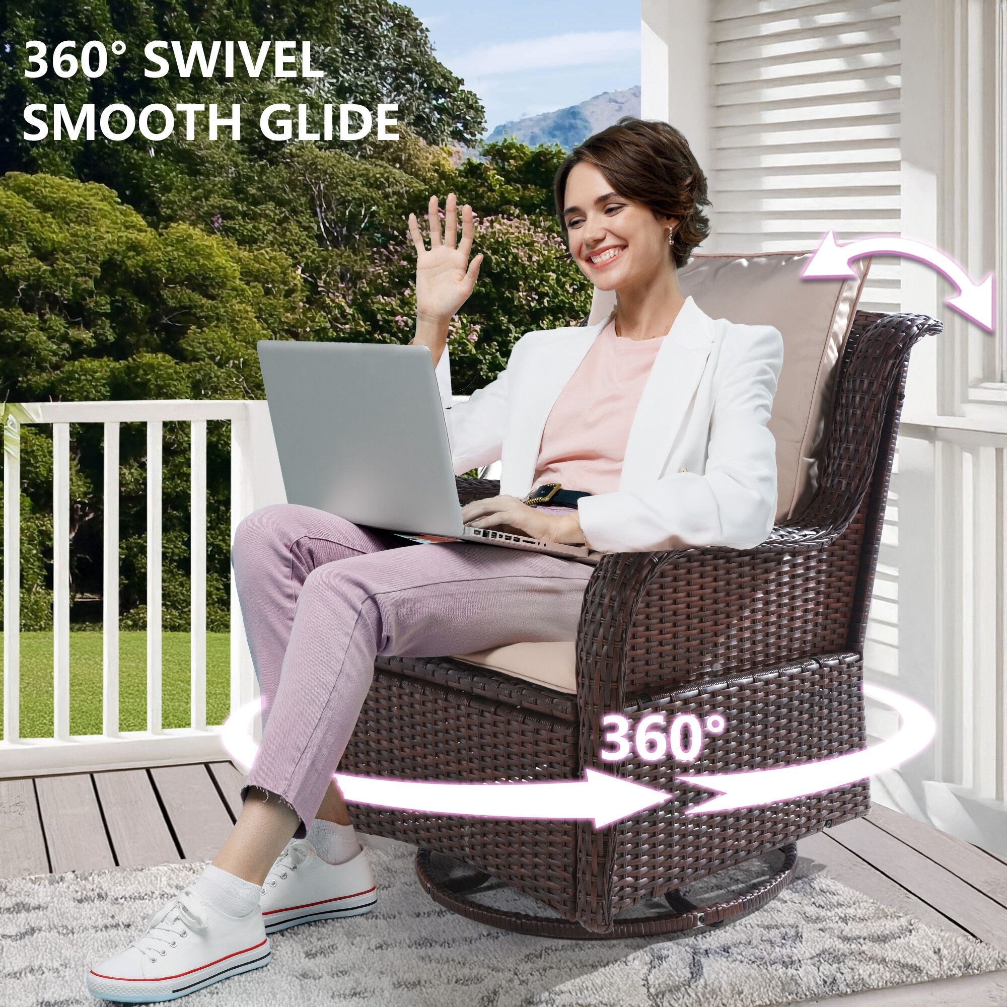 NOBLEMOOD LS-2022KH Patio-Conversation-Sets - View #5