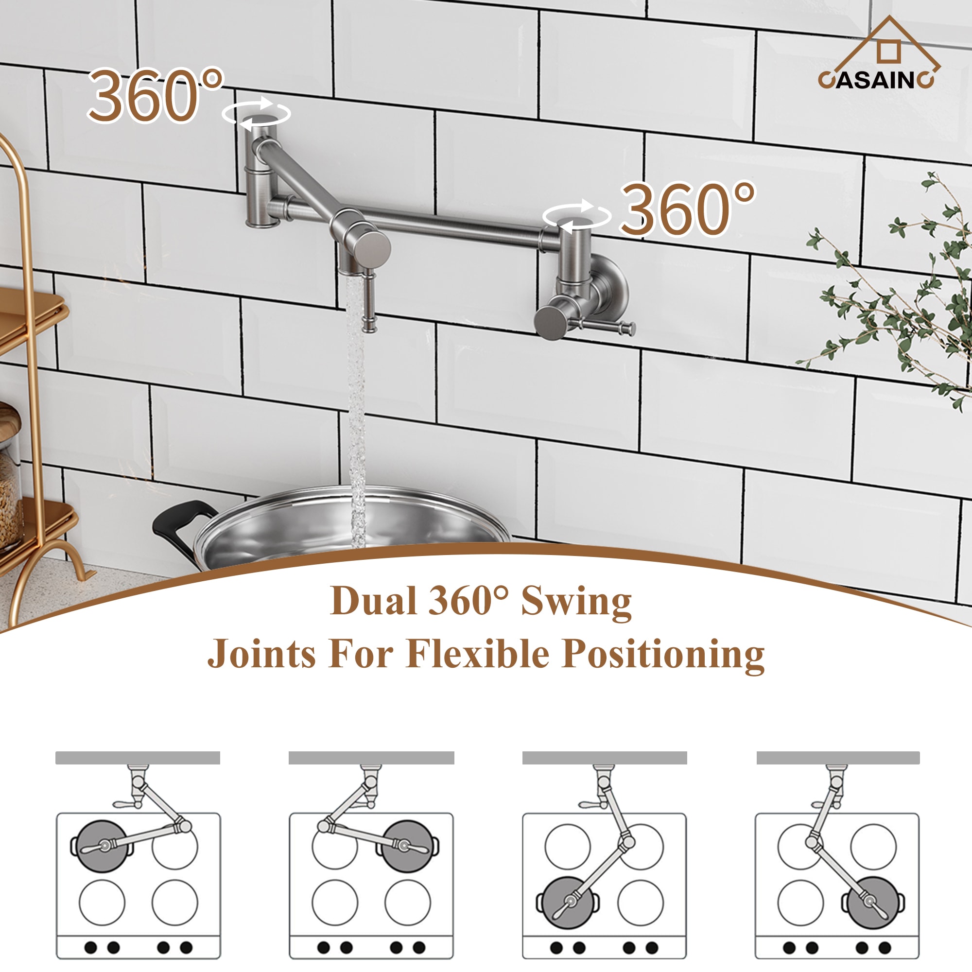 CASAINC KCLT0058-BN Kitchen-Faucets - View #6