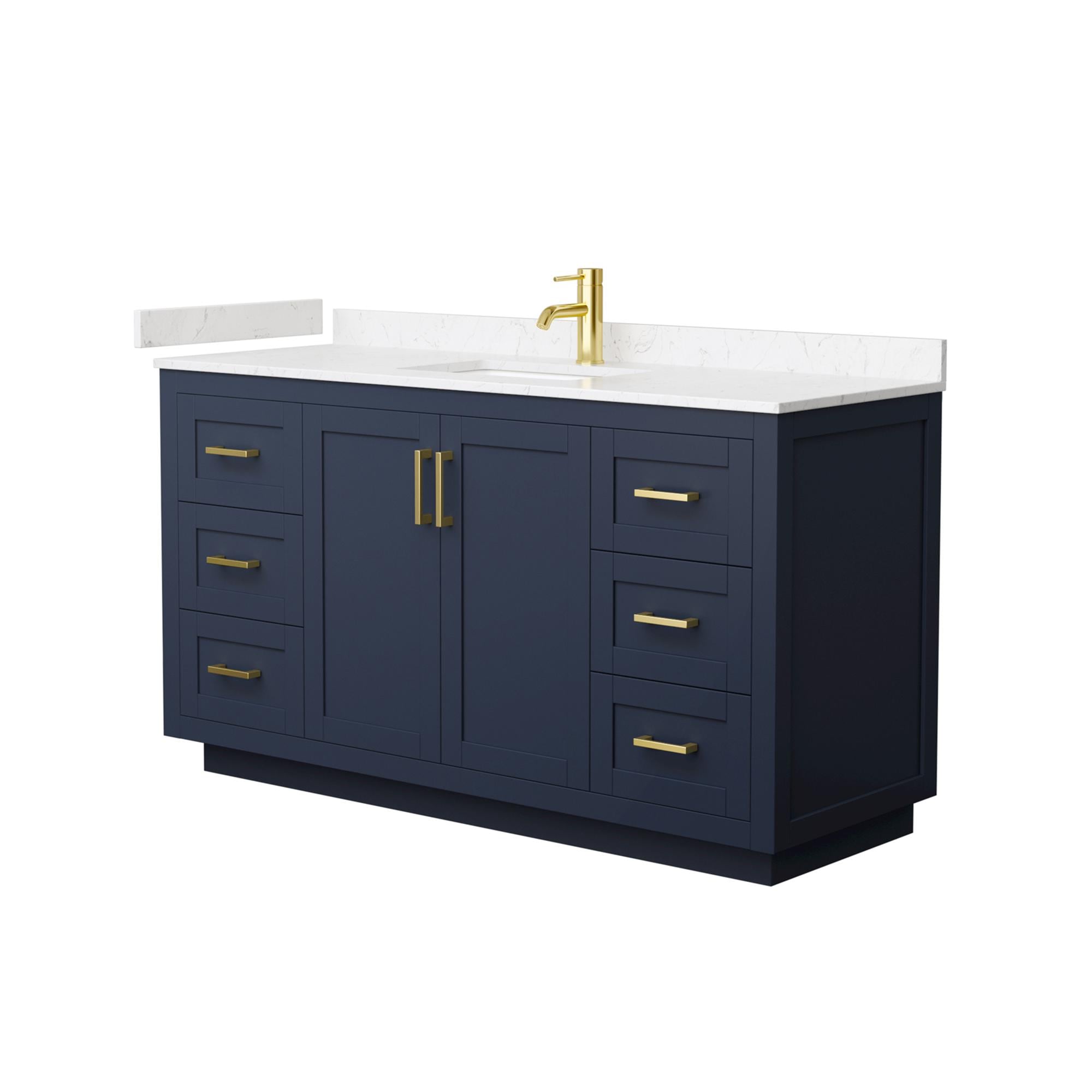 Wyndham Collection WCF292960SBLC2UNSMXX Bath-Vanity-Combo - View #2