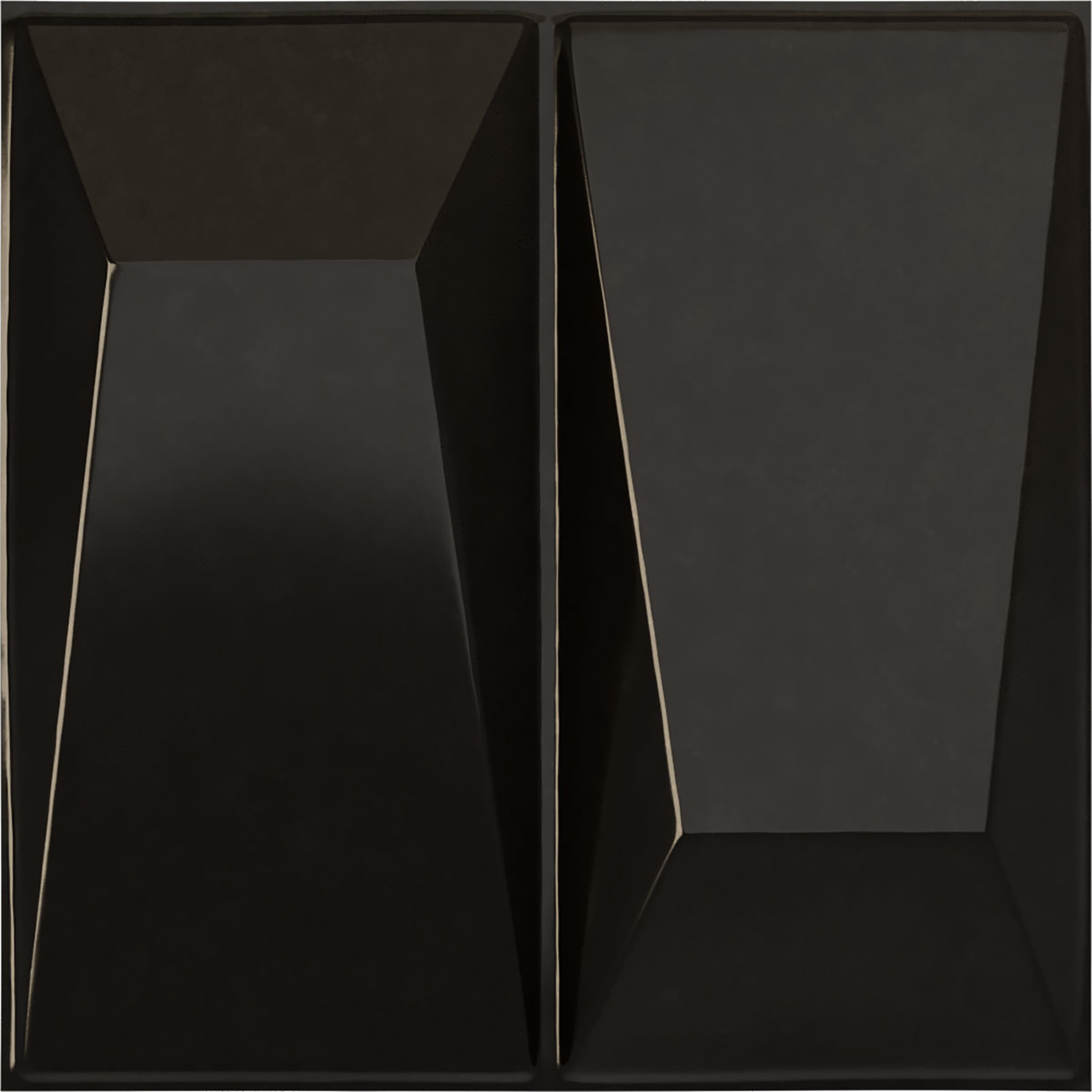 Ekena Millwork WP12X12LOECA-CASE-12 11-7/8-in x 11-7/8-in Embossed Paintable/Stainable Black PVC Wall Panel ( 12 -Pack, Covers 11.76-sq ft )
