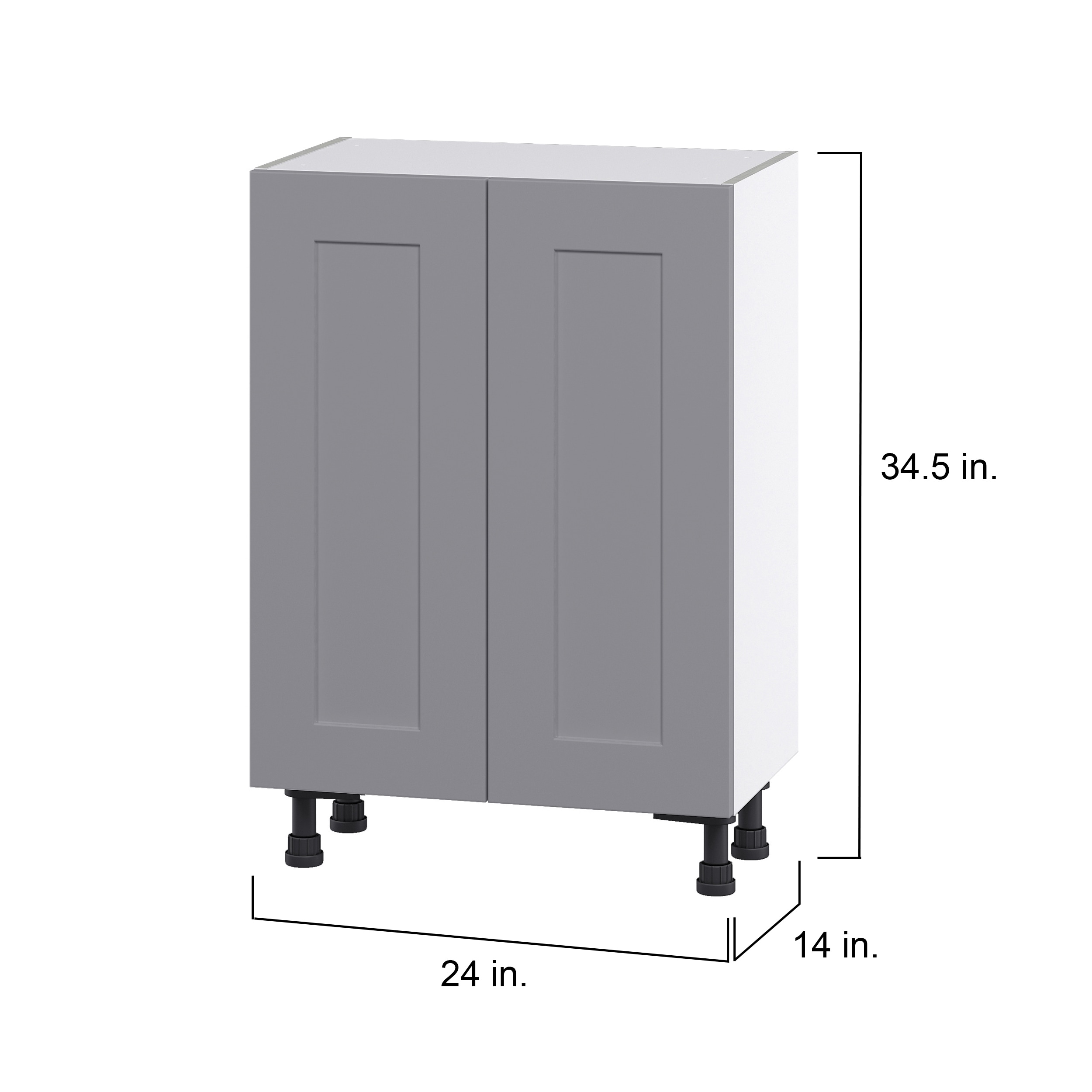 Hugo&Borg DSB2414-2FH-BM Cabinets-Kitchen - View #4