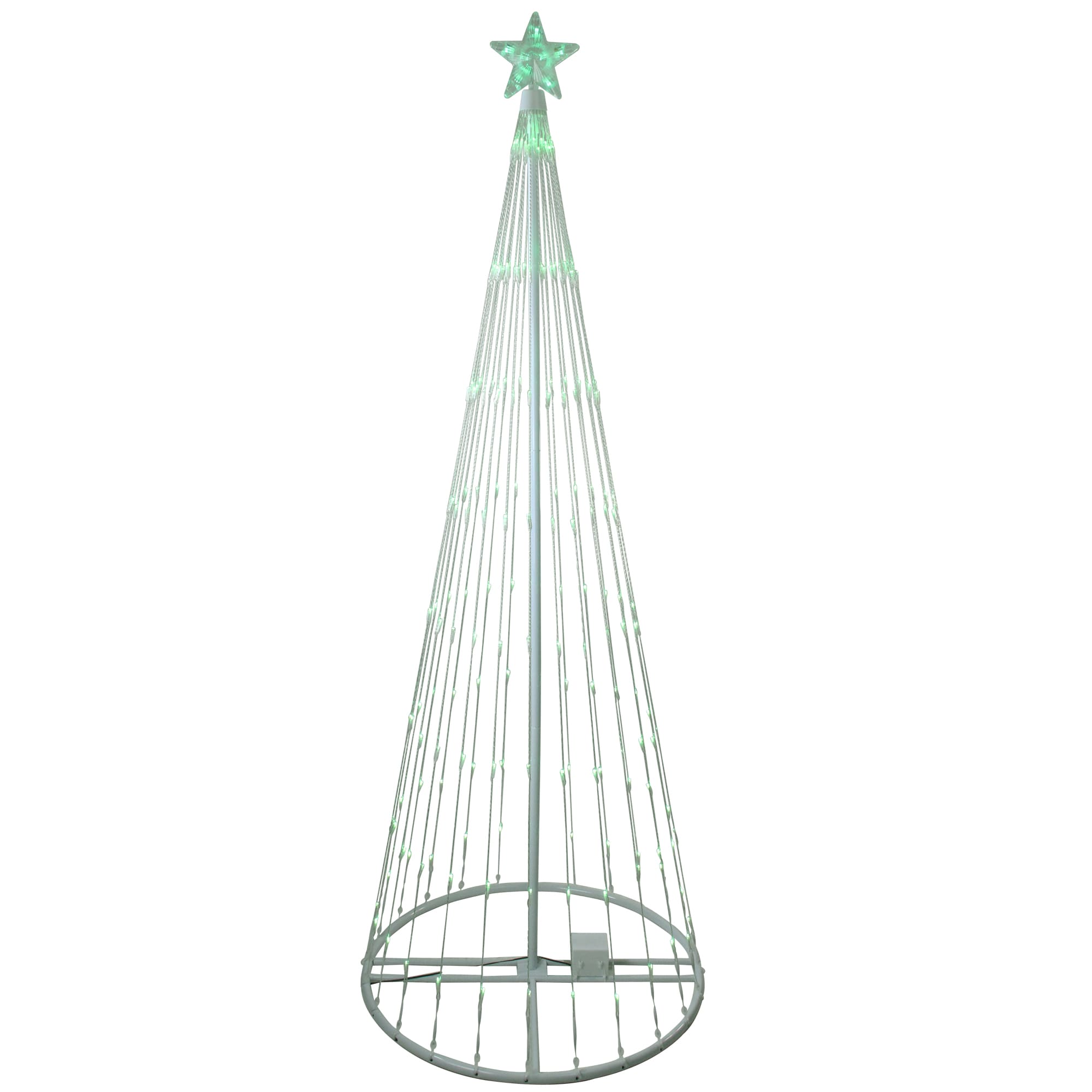 Northlight 32912674 72-in Freestanding Christmas tree Light with Green LED Lights